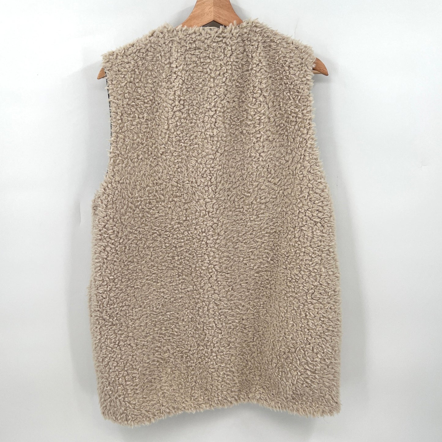 Wilfred Sherpa Full Zip Vest L