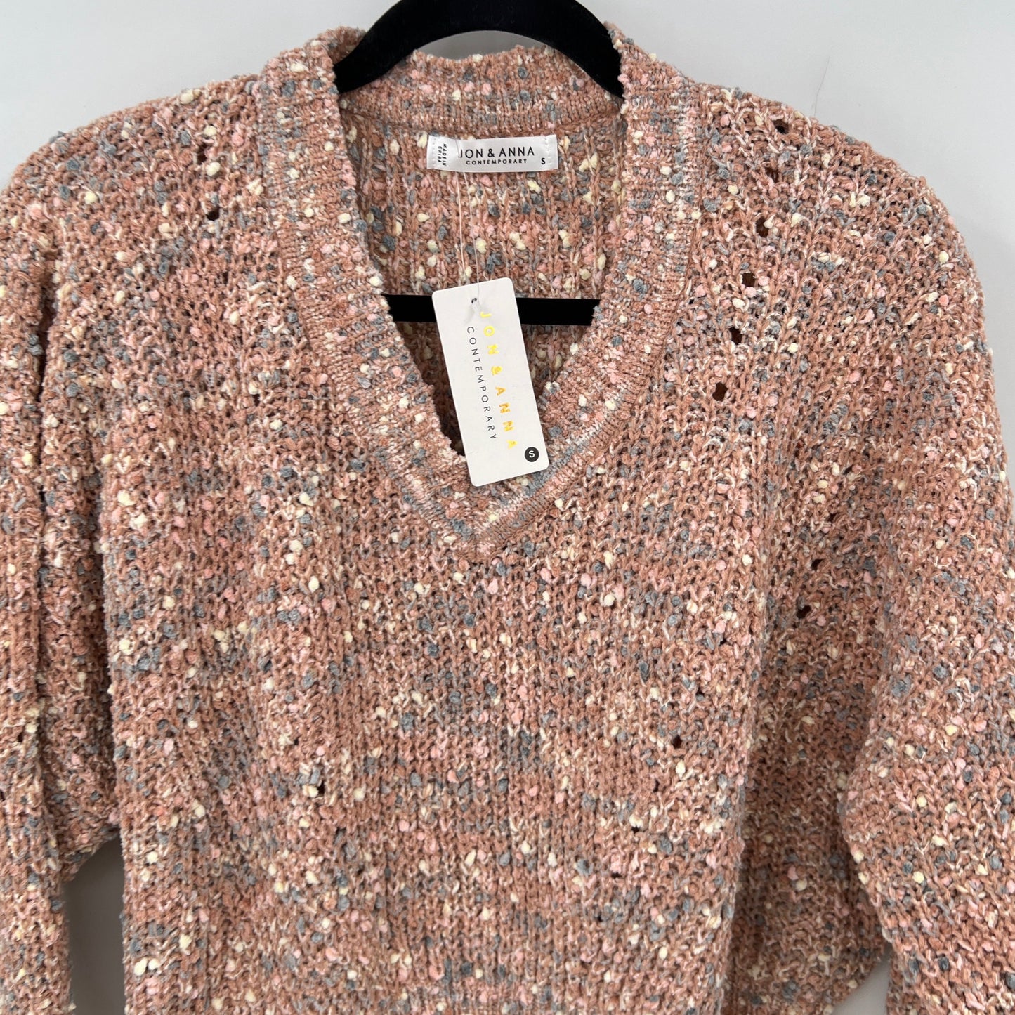 Jon & Anna Cropped Confetti Sweater S