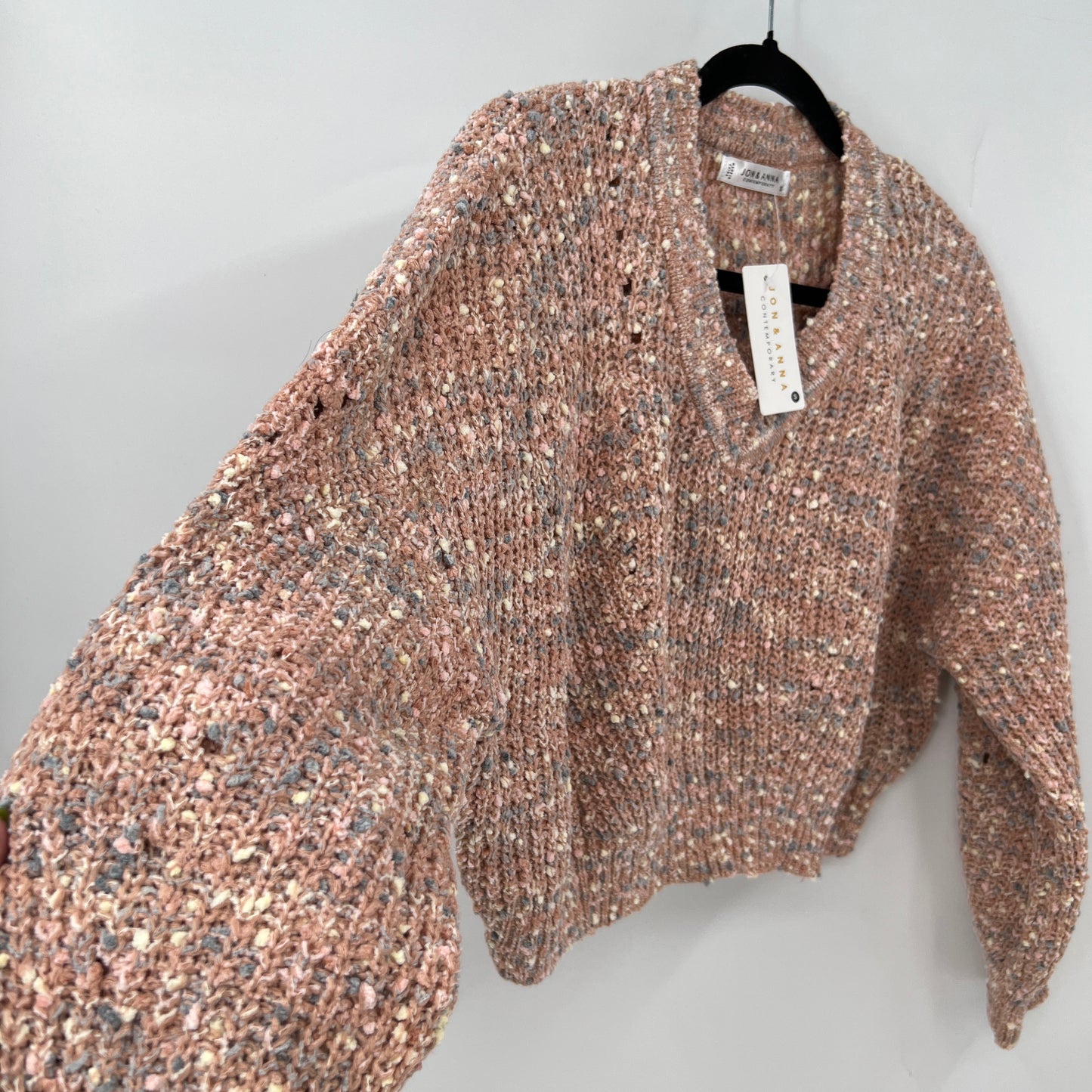 Jon & Anna Cropped Confetti Sweater S