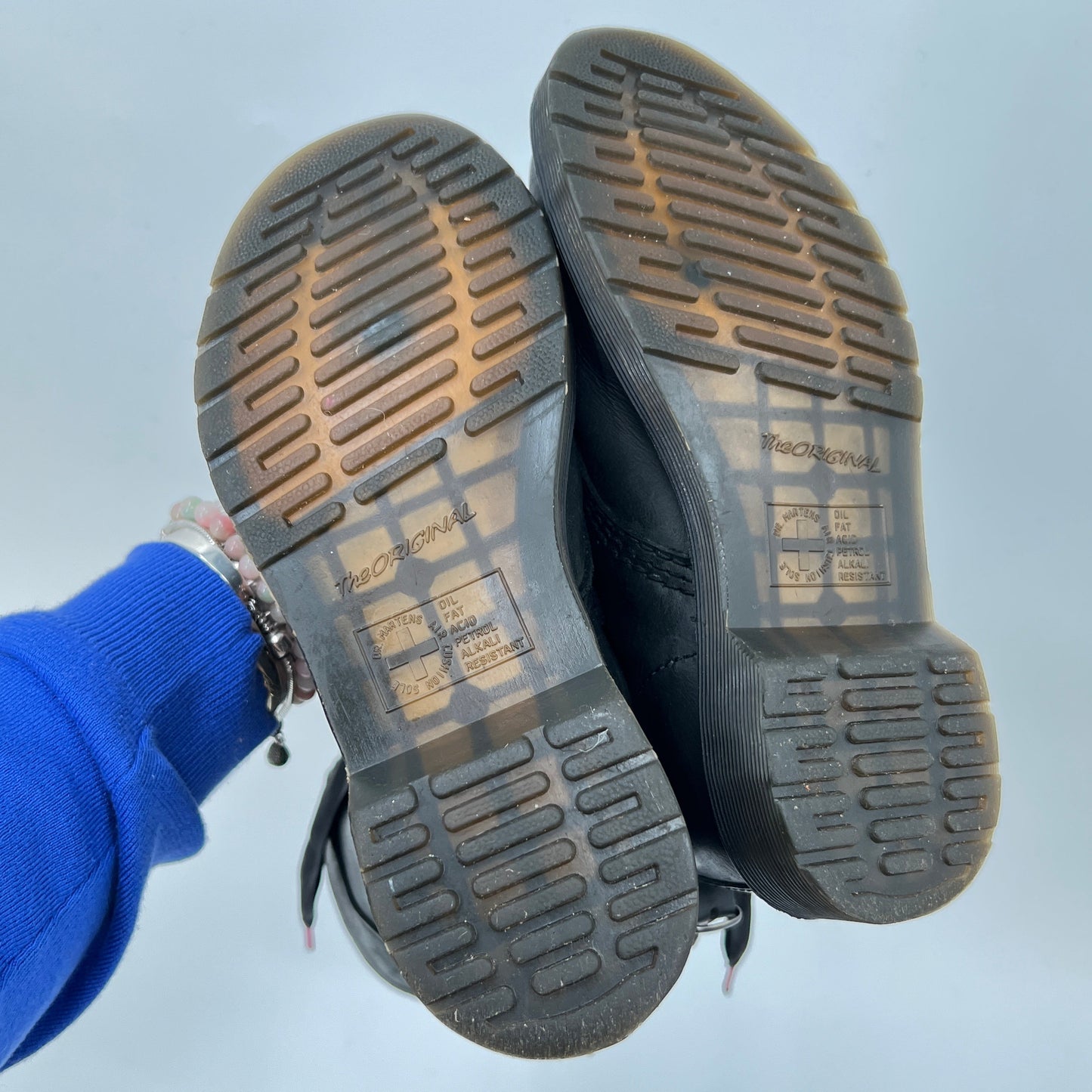 Dr. Martens Triumph Flannel Liner Leather Combat Boots