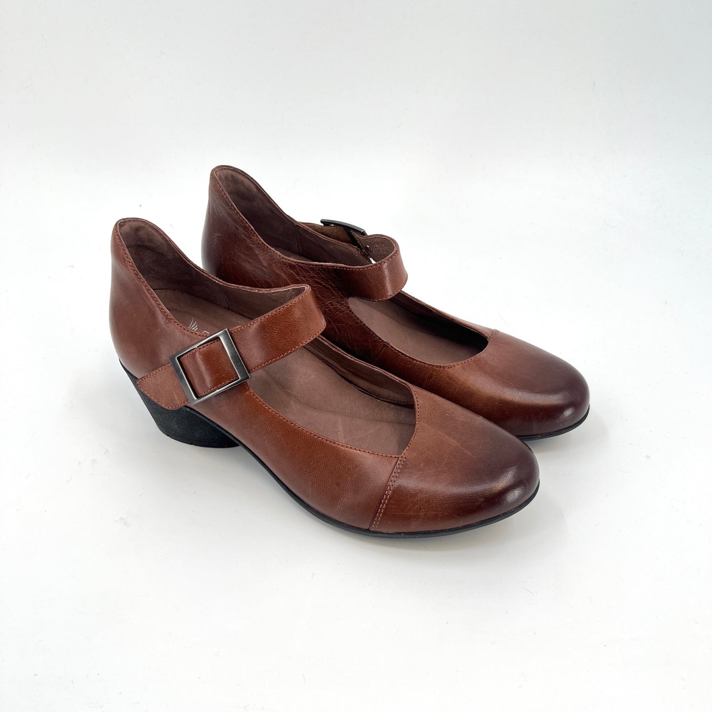 Dansko Leather Heel Mary Janes 41EU
