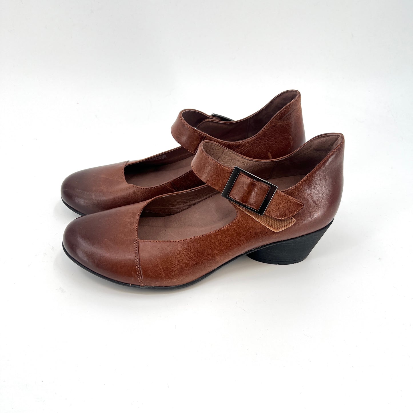 Dansko Leather Heel Mary Janes 41EU