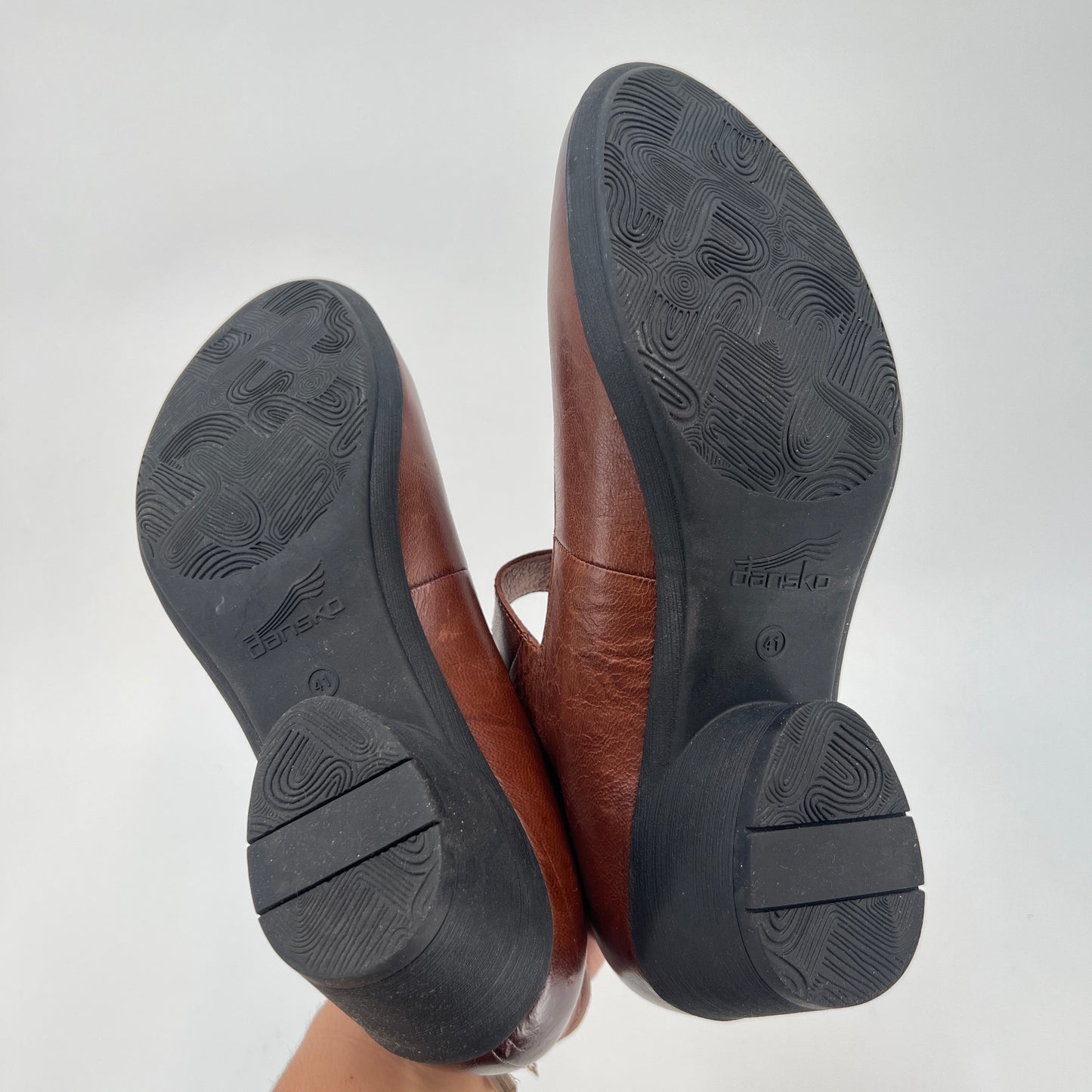 Dansko Leather Heel Mary Janes 41EU