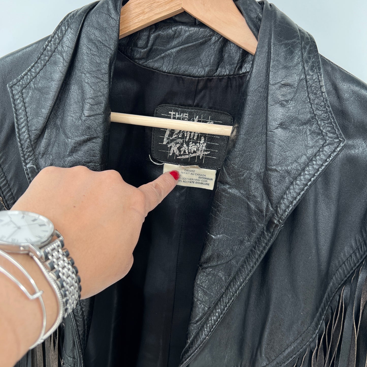 SOLD. Vintage The Leather Ranch Jacket (Fringe AS IS)
