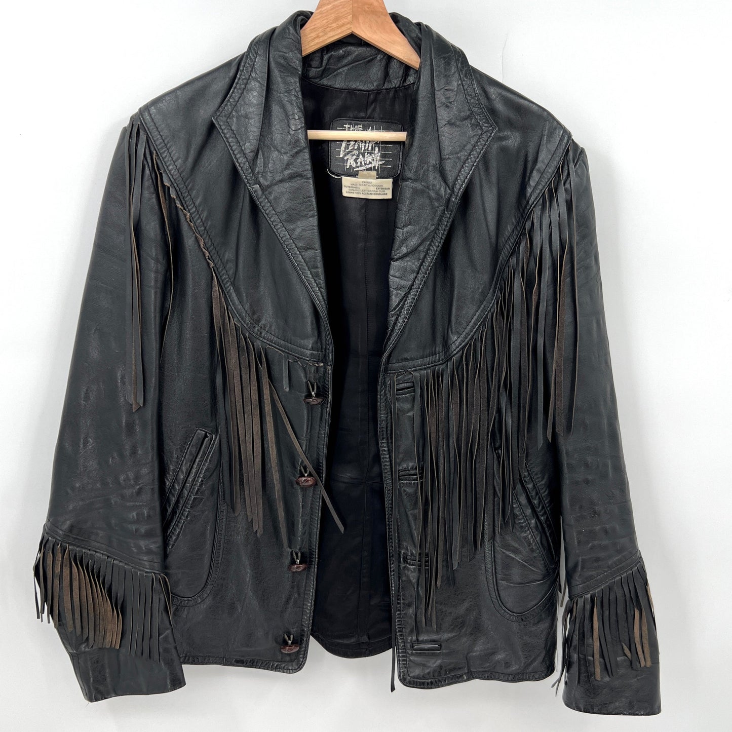 SOLD. Vintage The Leather Ranch Jacket (Fringe AS IS)