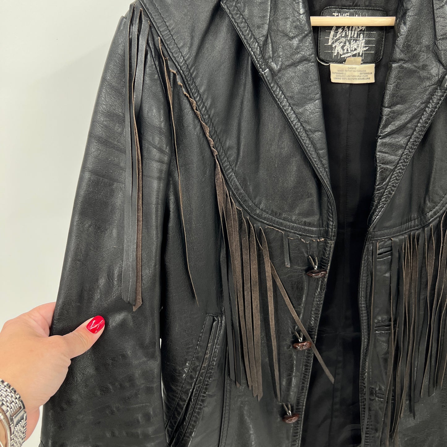 SOLD. Vintage The Leather Ranch Jacket (Fringe AS IS)