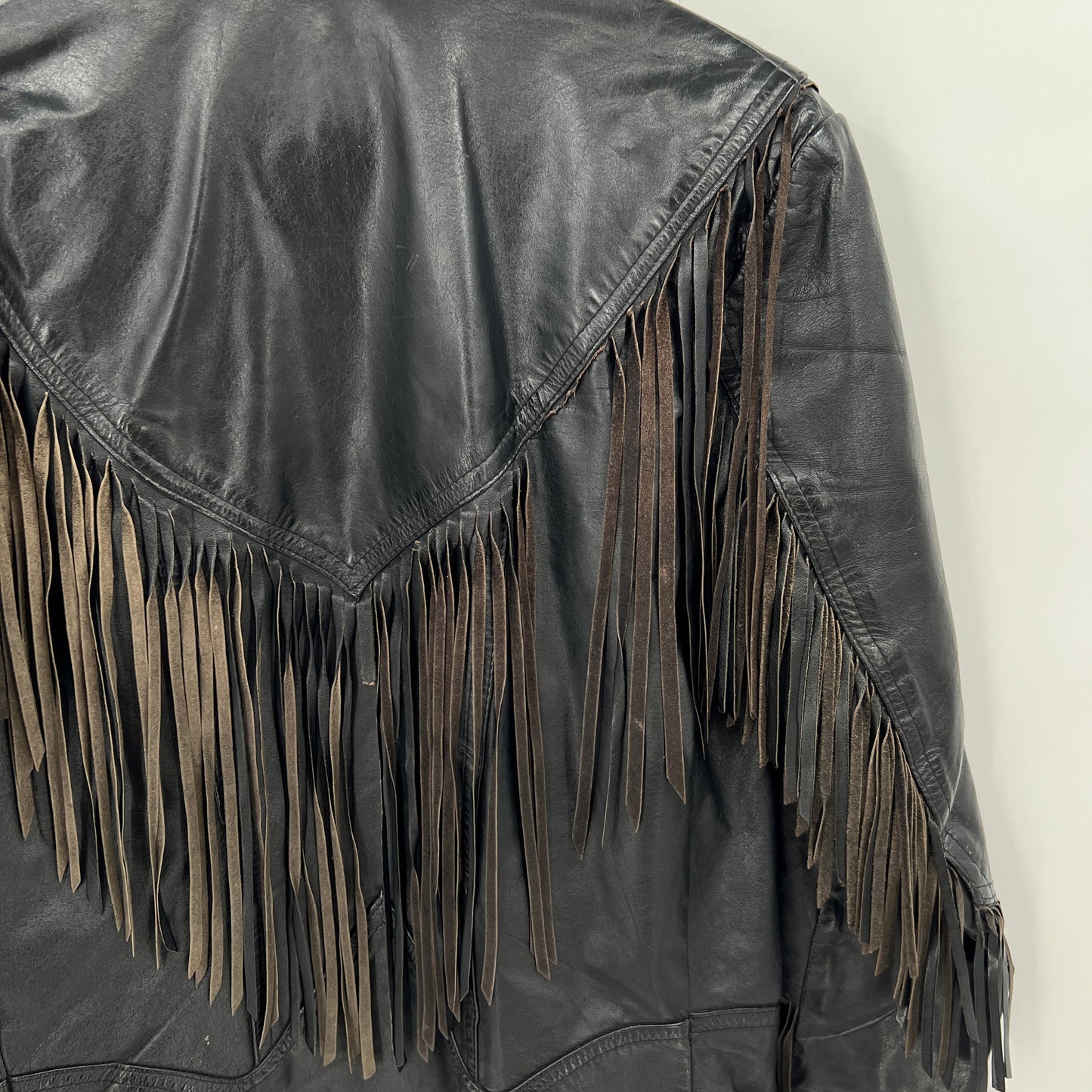 SOLD. Vintage The Leather Ranch Jacket (Fringe AS IS)