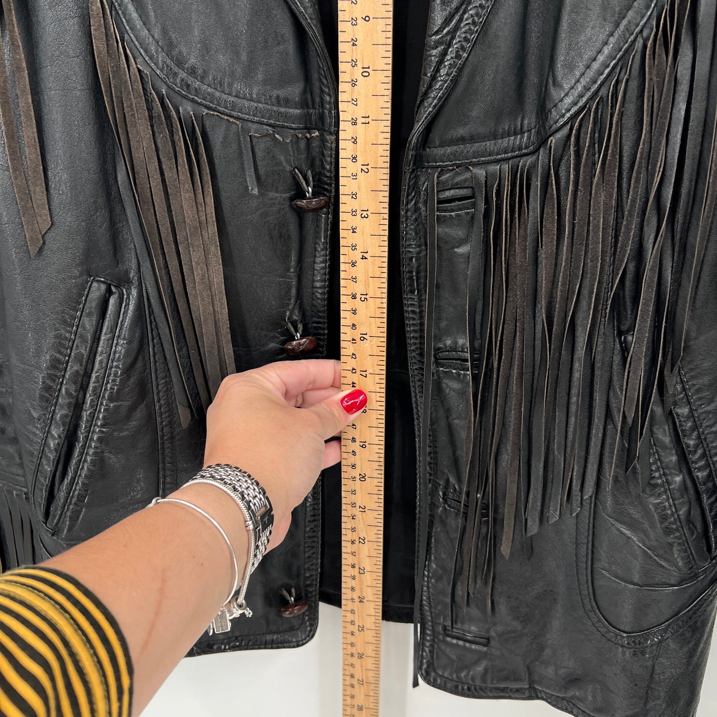 SOLD. Vintage The Leather Ranch Jacket (Fringe AS IS)