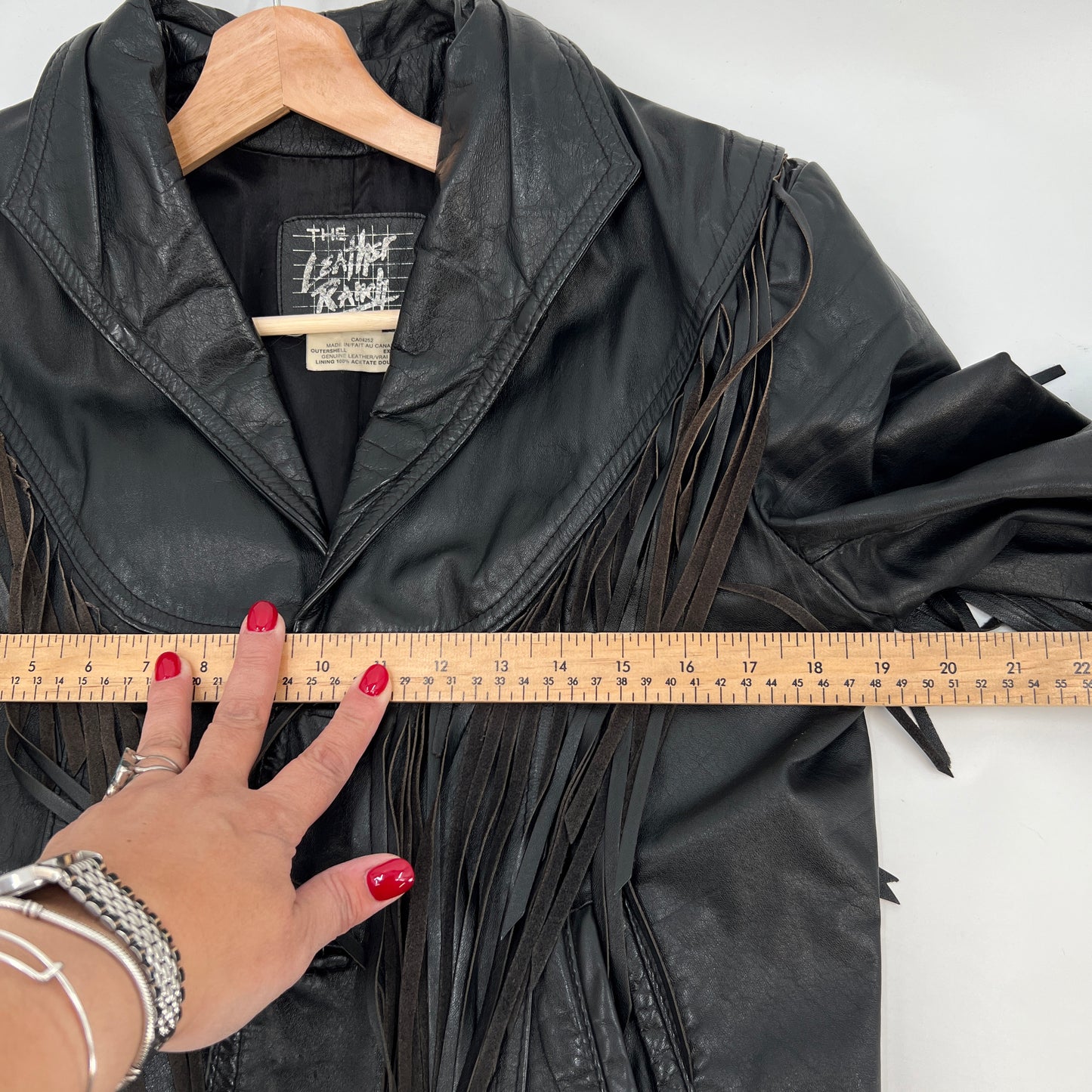 SOLD. Vintage The Leather Ranch Jacket (Fringe AS IS)