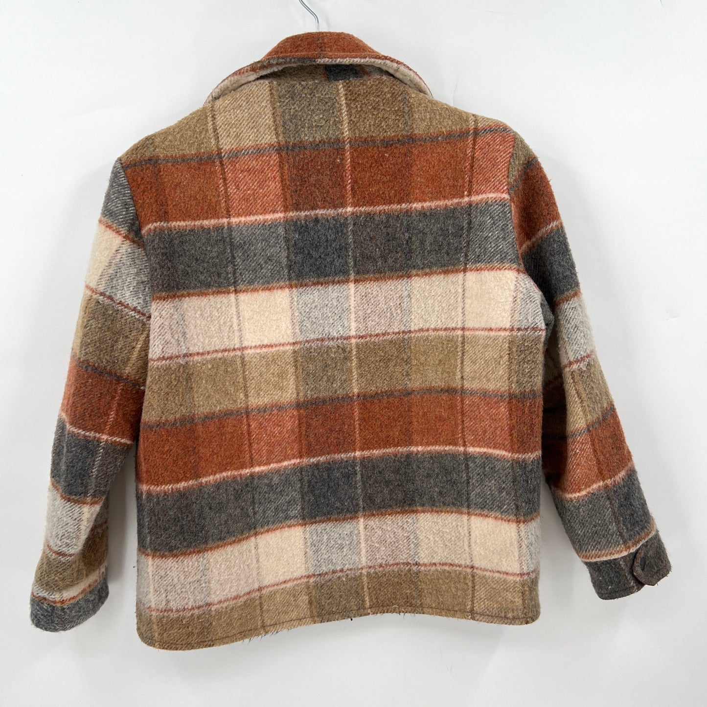SOLD. Vintage Craft Wear by Charly Plaid Cropped Jacket S