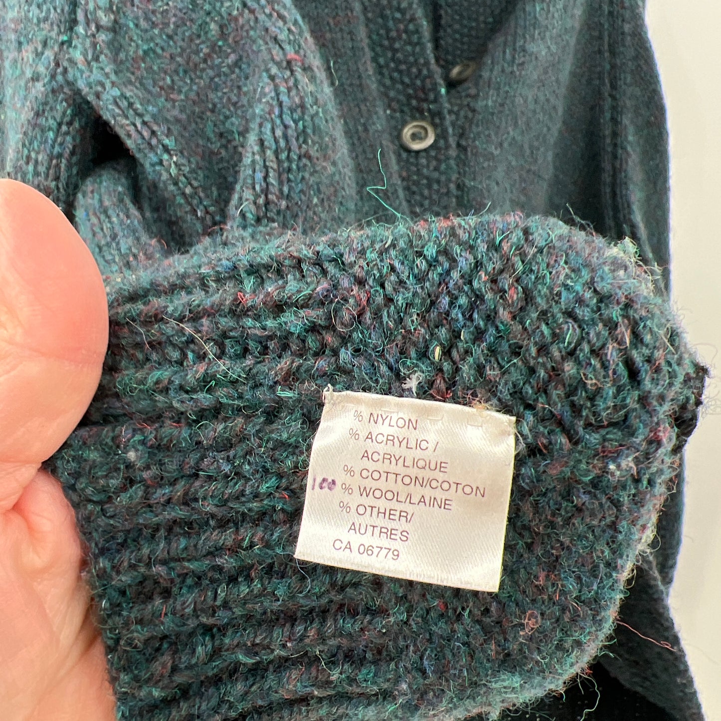 Wool Puffins Cardigan M/L