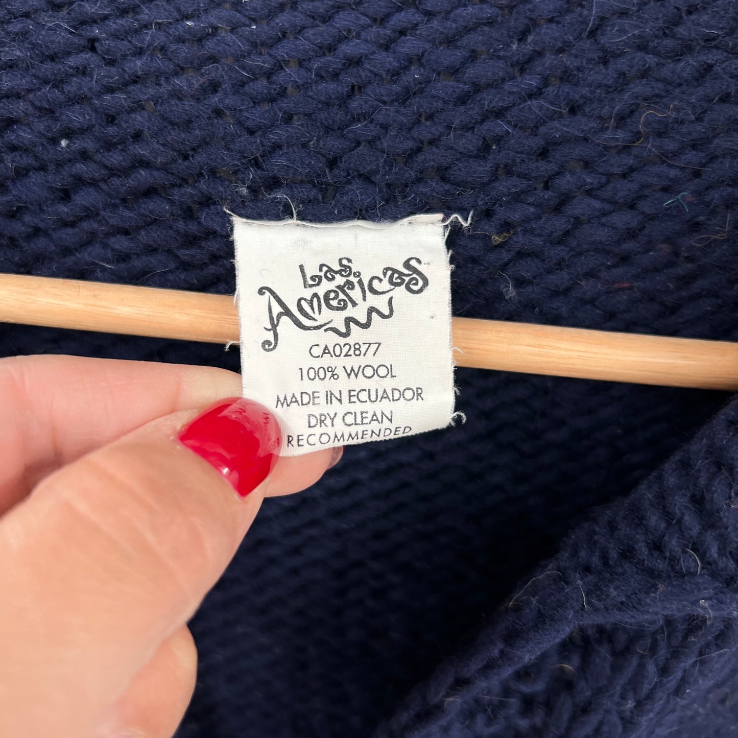 SOLD. Las Americas Wool Cardigan L/XL