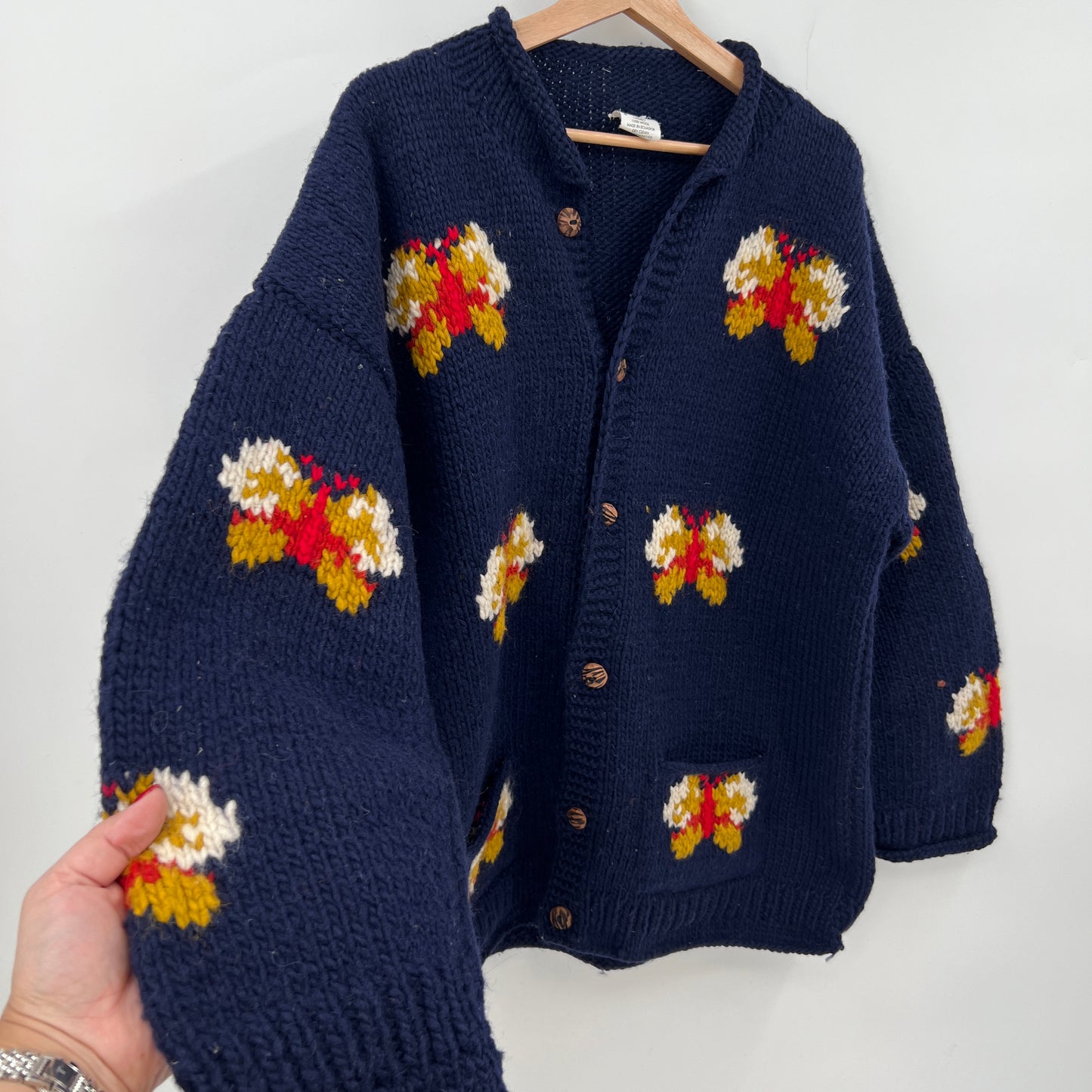SOLD. Las Americas Wool Cardigan L/XL