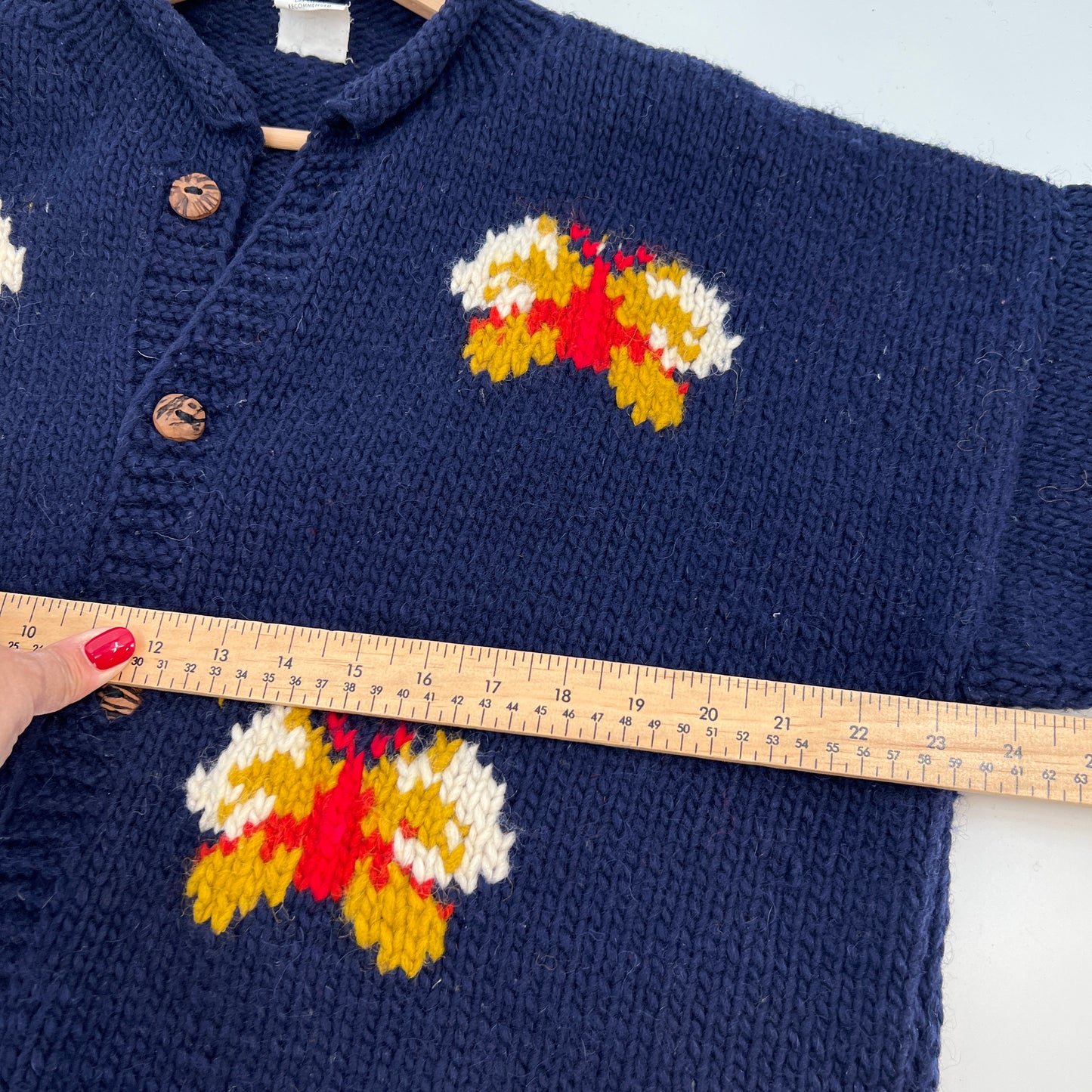 SOLD. Las Americas Wool Cardigan L/XL
