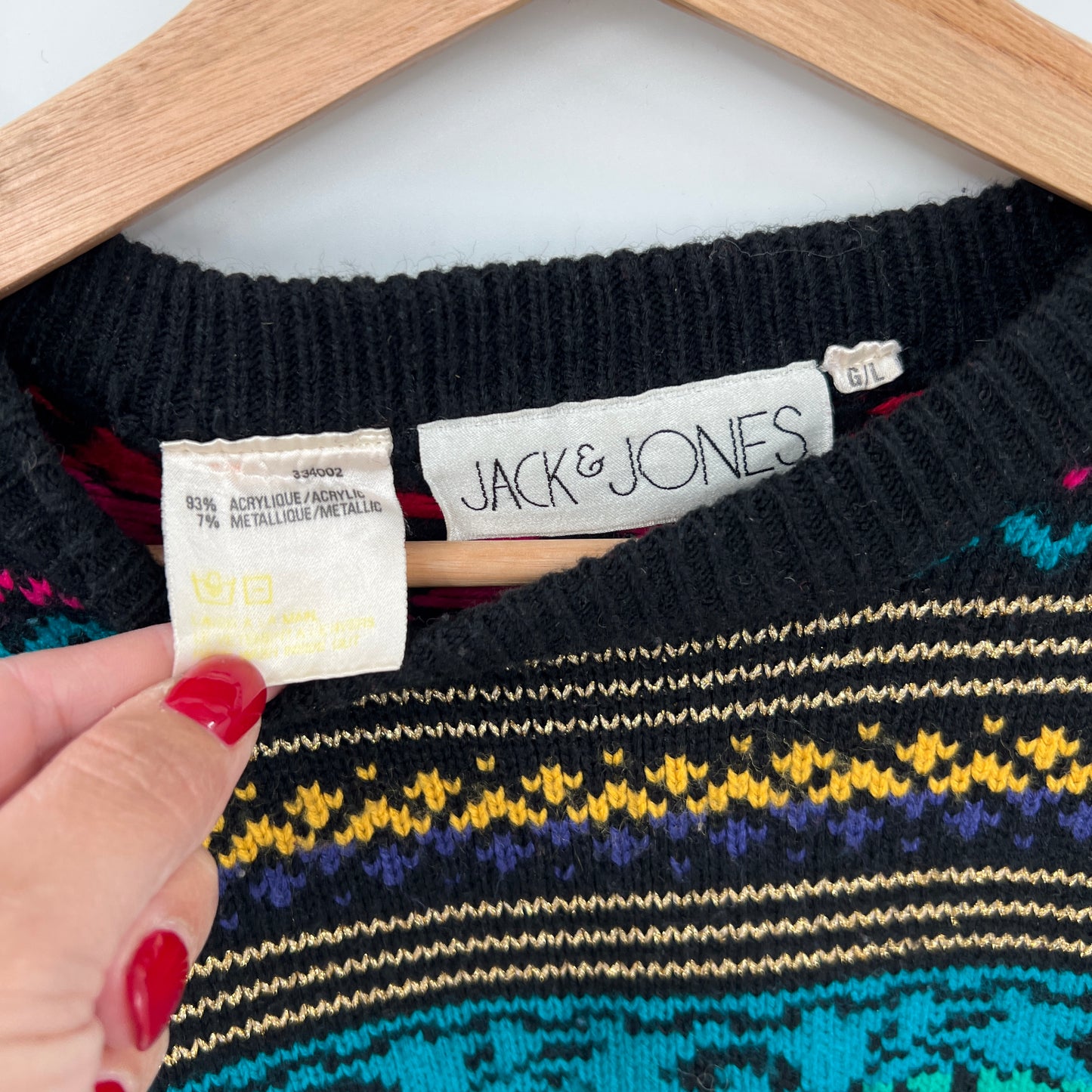Vintage Jack & Jones Acrylic Sweater M/L
