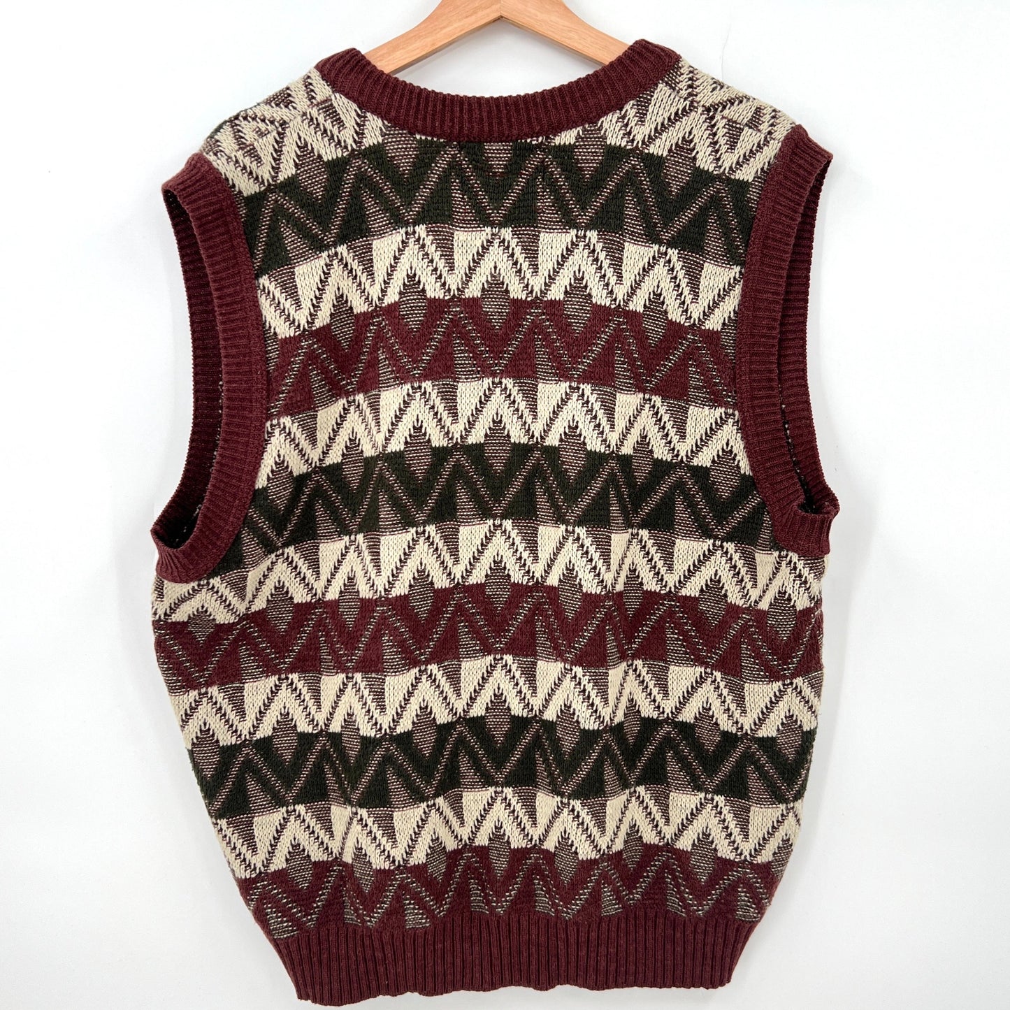 SOLD. Vintage Ivy Oxford Grandpa Style Sweater Vest L