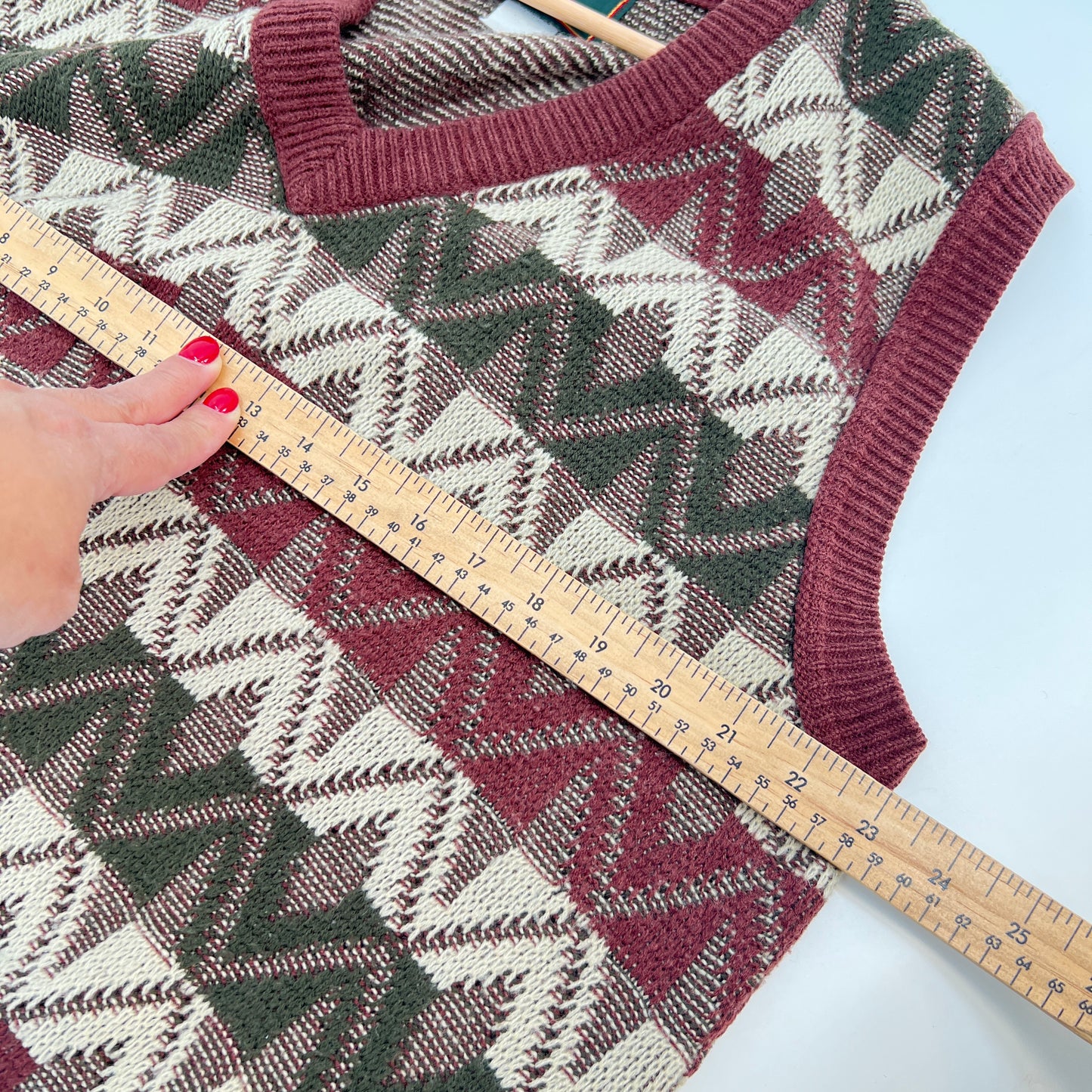 SOLD. Vintage Ivy Oxford Grandpa Style Sweater Vest L