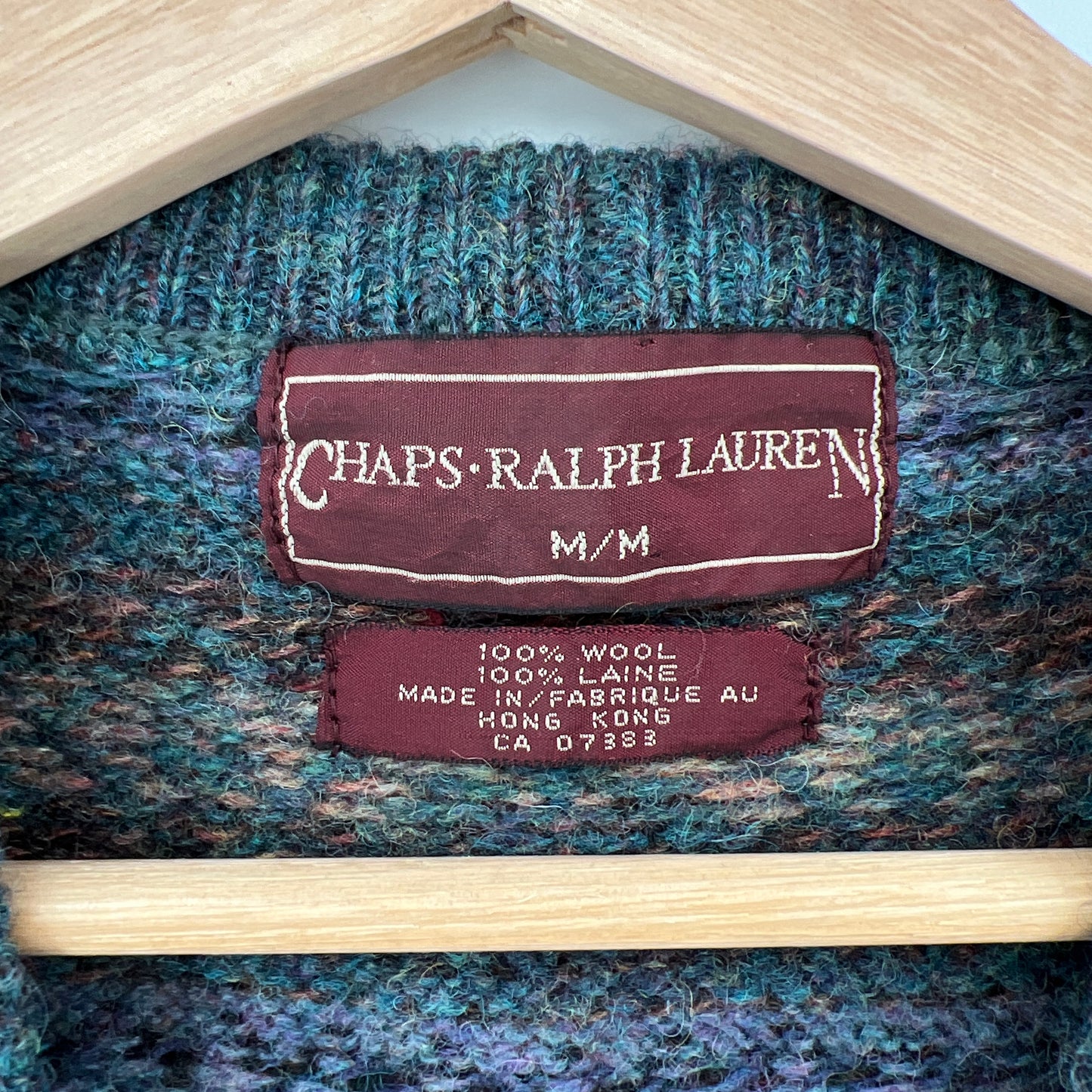 SOLD. Vintage Chaps Ralph Lauren Pure Wool Sweater Vest M
