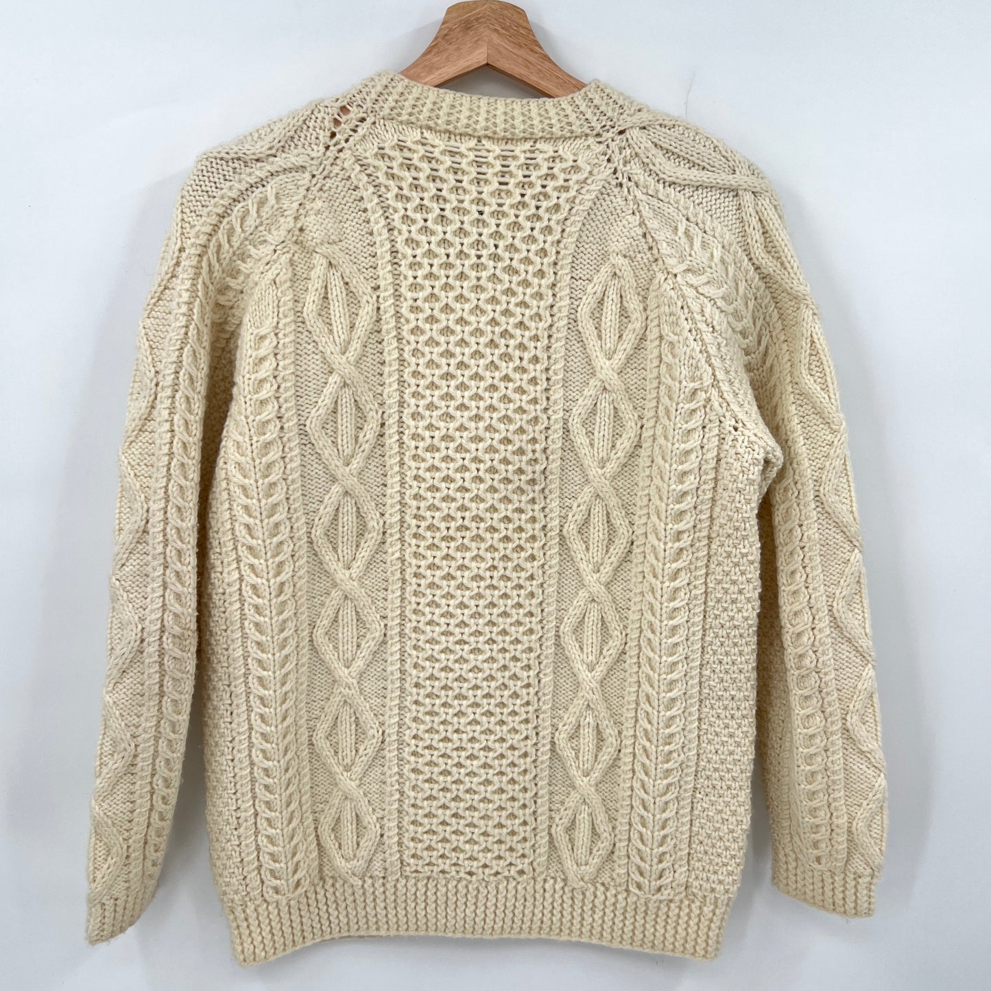 SOLD Vintage Fisherman Style Cardigan M