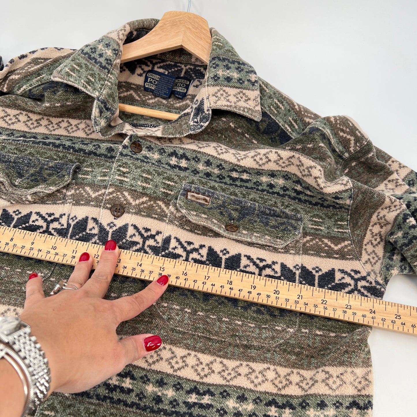 SOLD - Vintage Point Zero Cotton Casual Shirt M