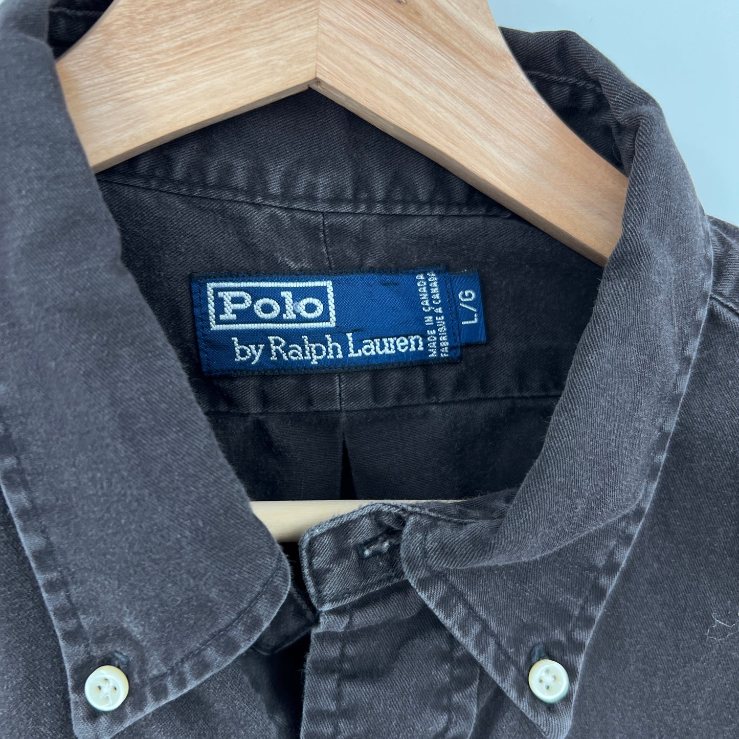 SOLD Vintage Polo by Ralph Lauren Casual Button Down Shirt L