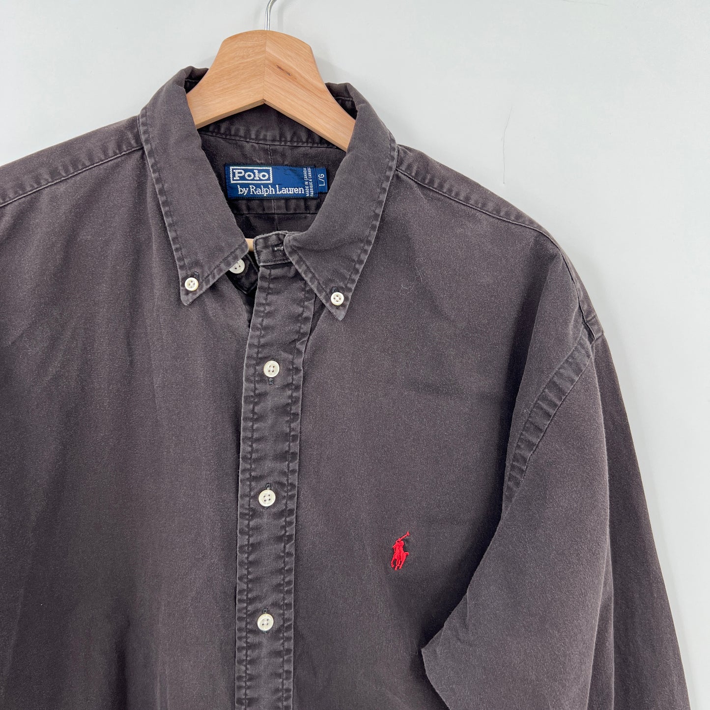 SOLD Vintage Polo by Ralph Lauren Casual Button Down Shirt L