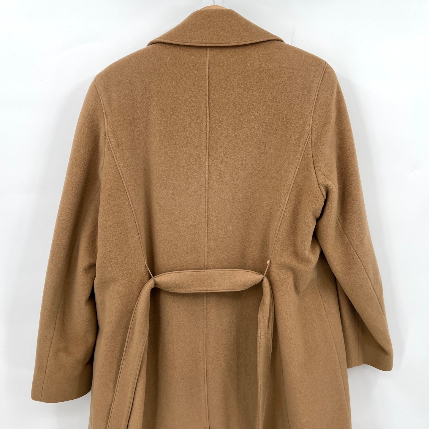 Vintage Mallia Wool Angora and Cashmere Belted Coat M/L