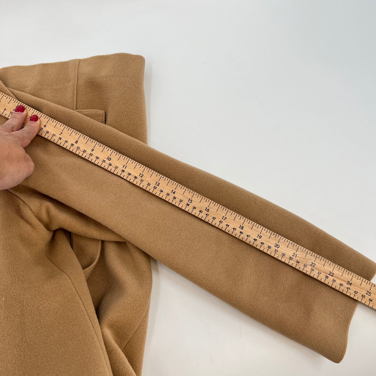 Vintage Mallia Wool Angora and Cashmere Belted Coat M/L
