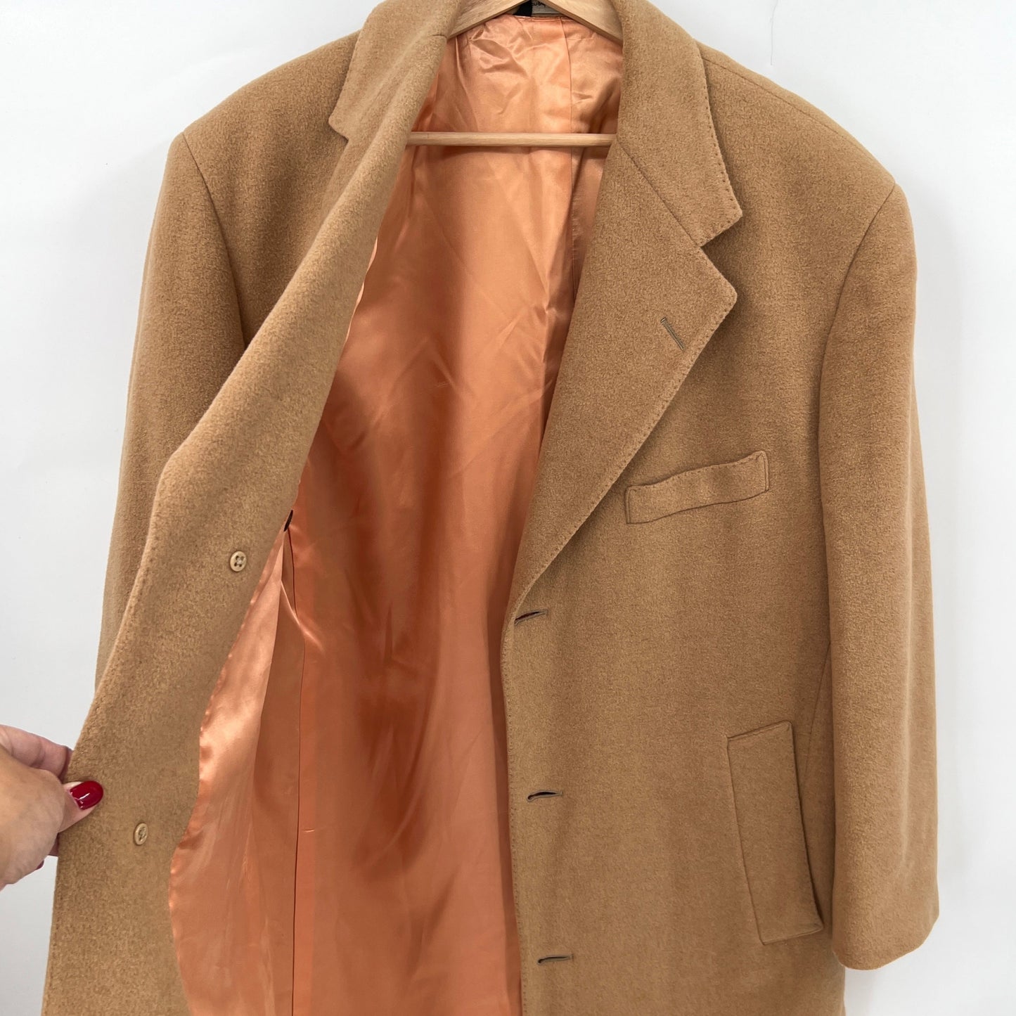 Vintage Harry Rosen Camel Hair Coat XL