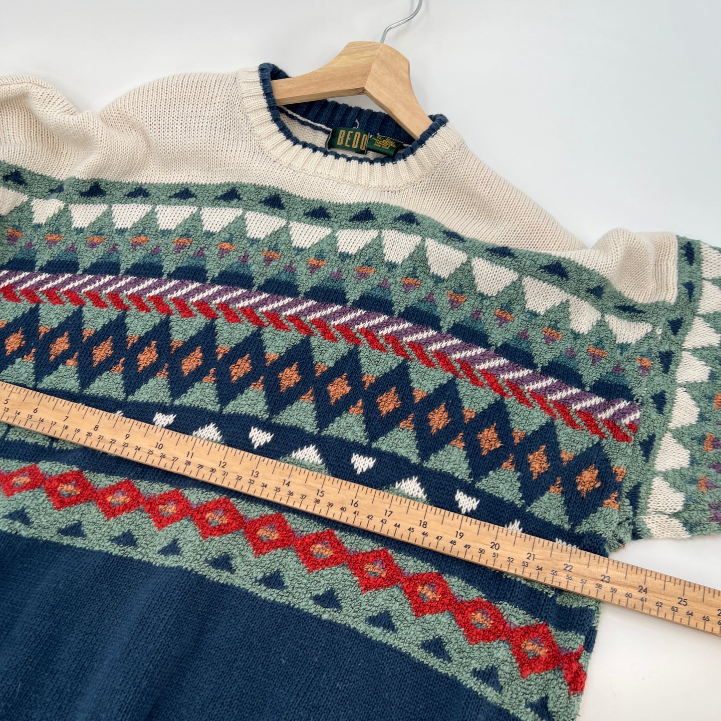 SOLD. Vintage Bedo Ramie Cotton Unisex Sweater XL