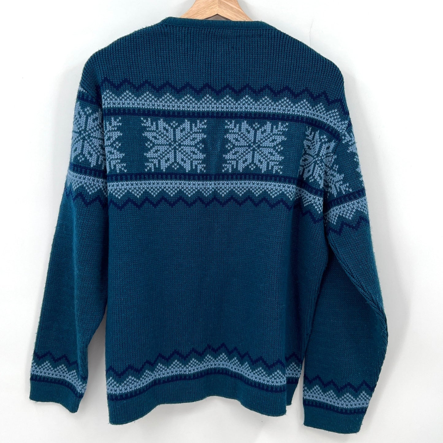 Vintage White Ram Cardigan L