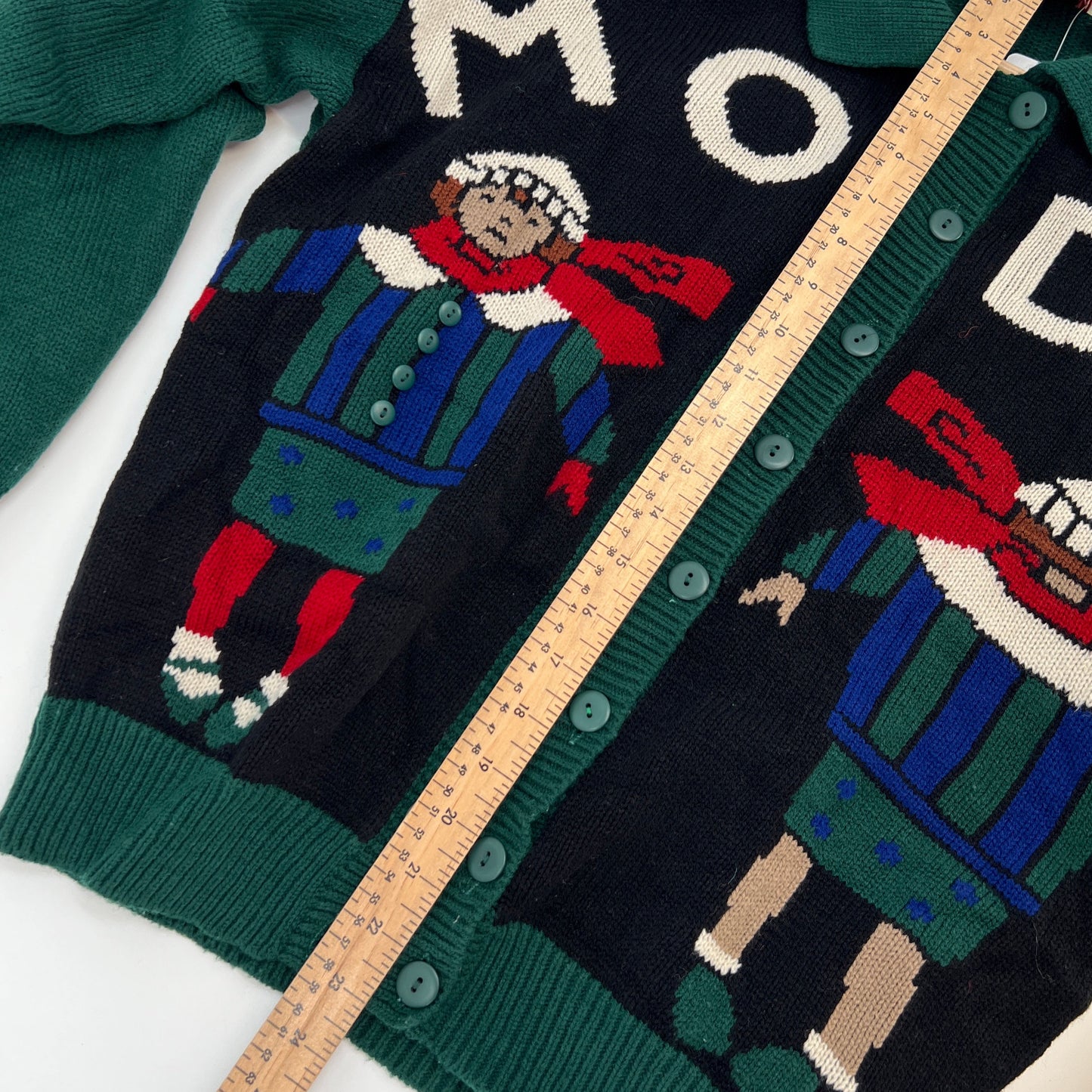 Vintage Club Smart Set Ski Lodge Theme Cardigan M