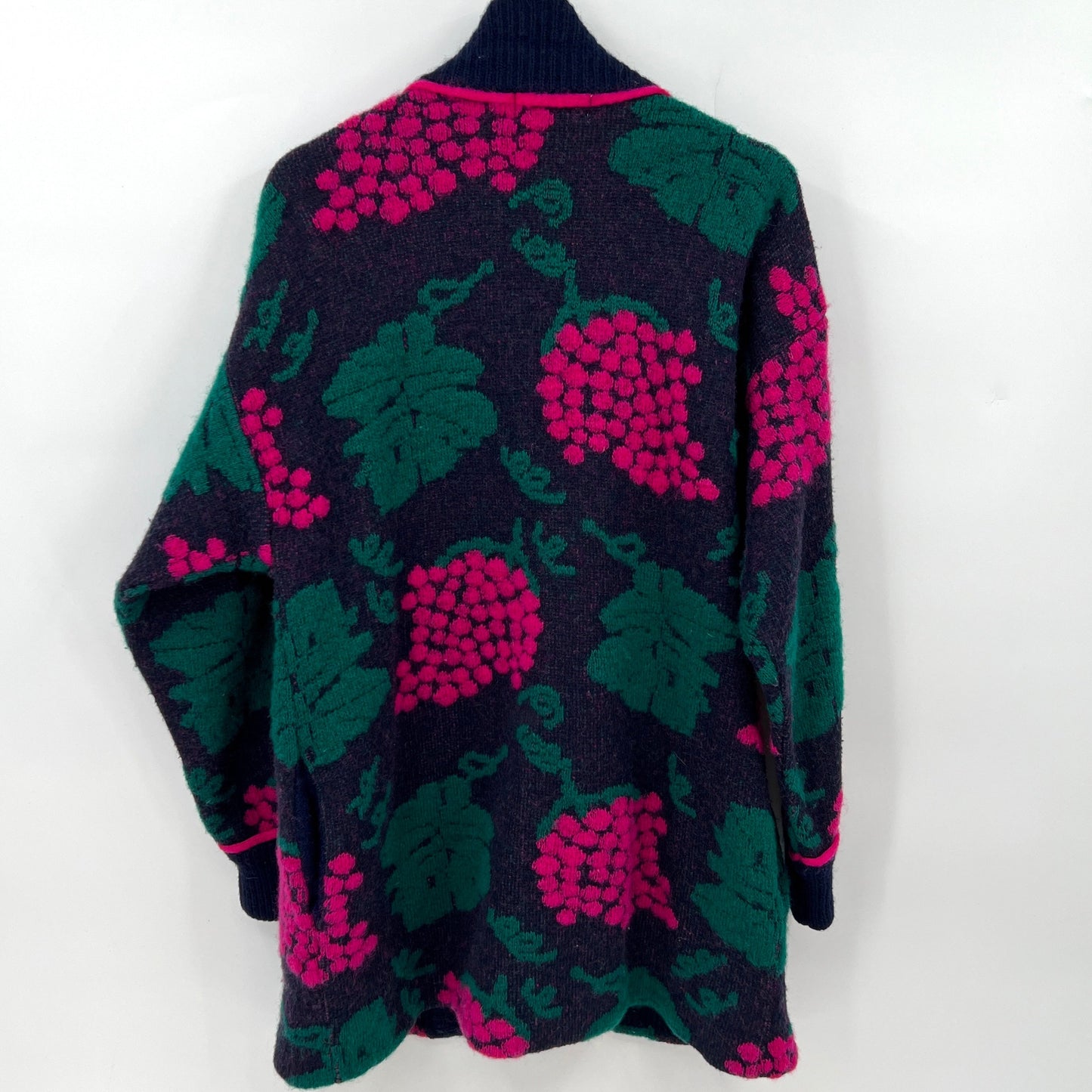 Vintage Kim Carbocci Wool Mohair Open Duster M