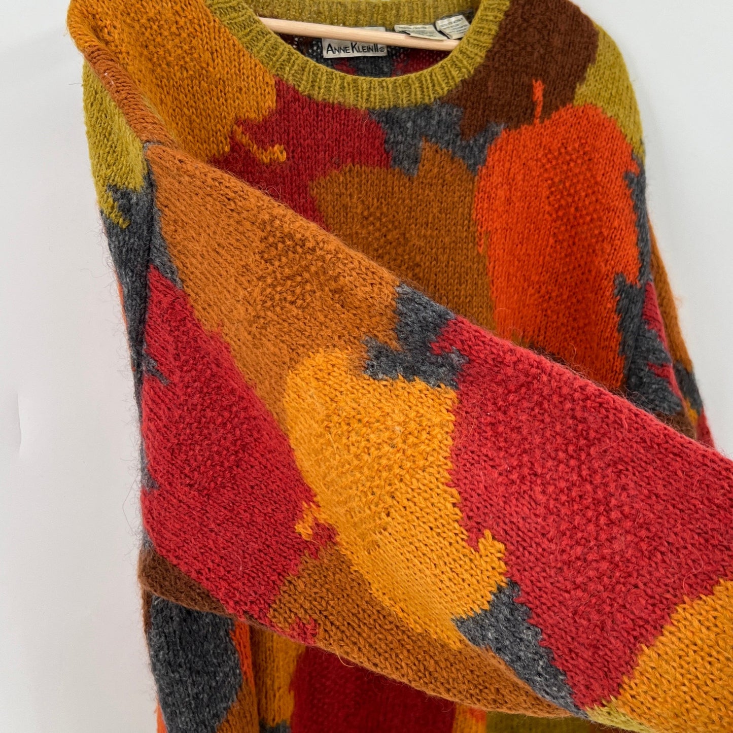 Vintage Anne Klein II Mohair Blend Oversized Fall Sweater M