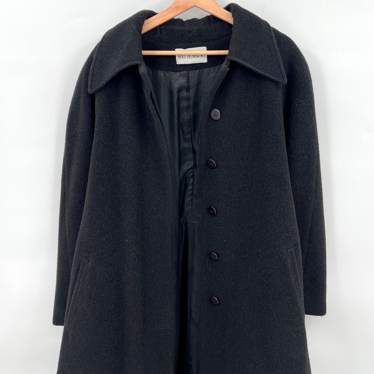 SOLD. Vintage Holt Renfrew Samuel Irving Wool Full Length Coat XL