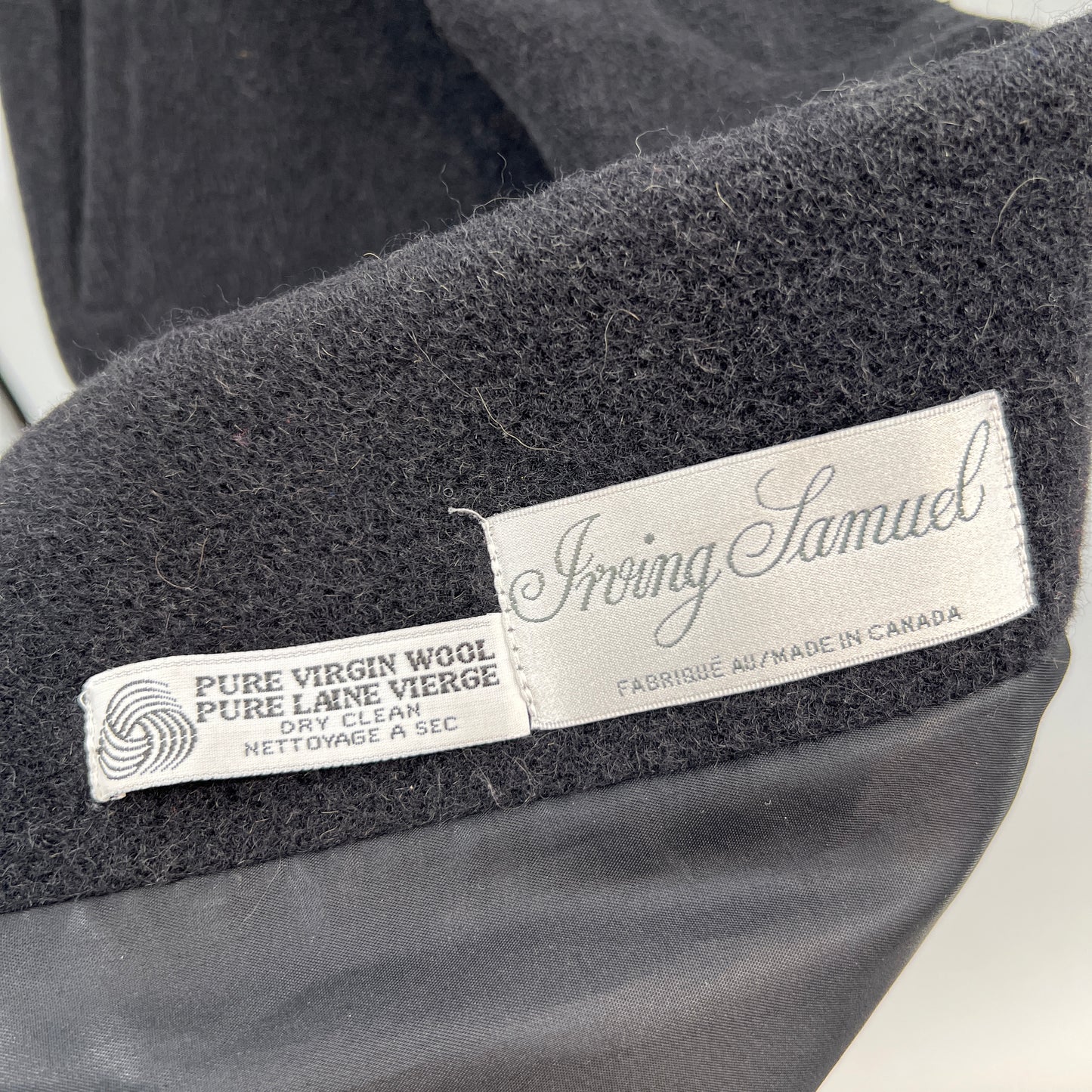 SOLD. Vintage Holt Renfrew Samuel Irving Wool Full Length Coat XL