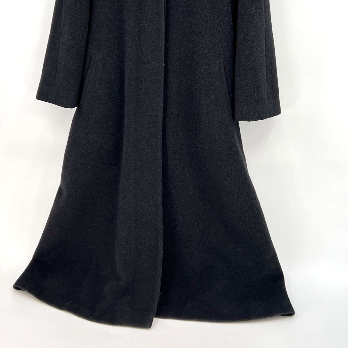 SOLD. Vintage Holt Renfrew Samuel Irving Wool Full Length Coat XL