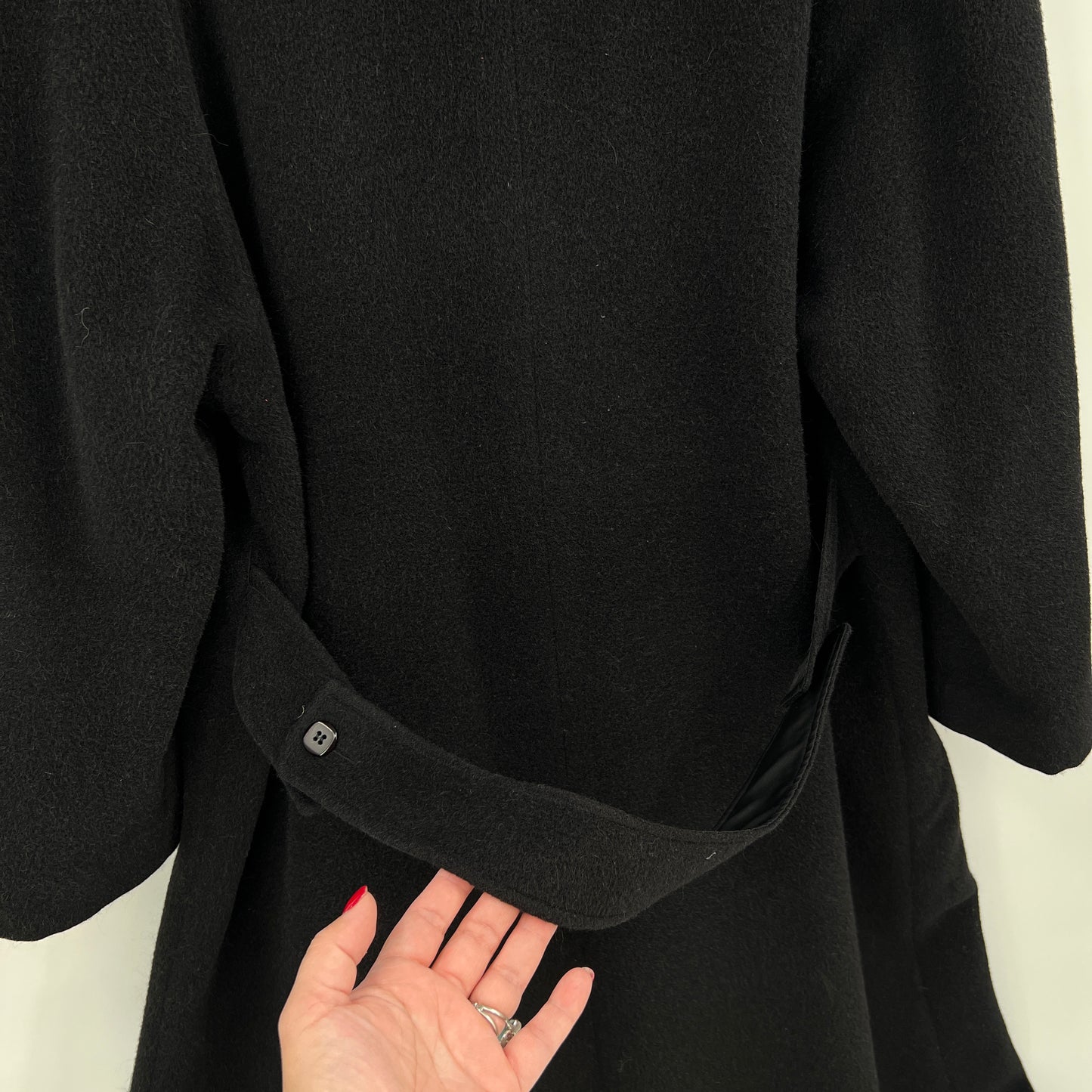 SOLD. Vintage Holt Renfrew Samuel Irving Wool Full Length Coat XL
