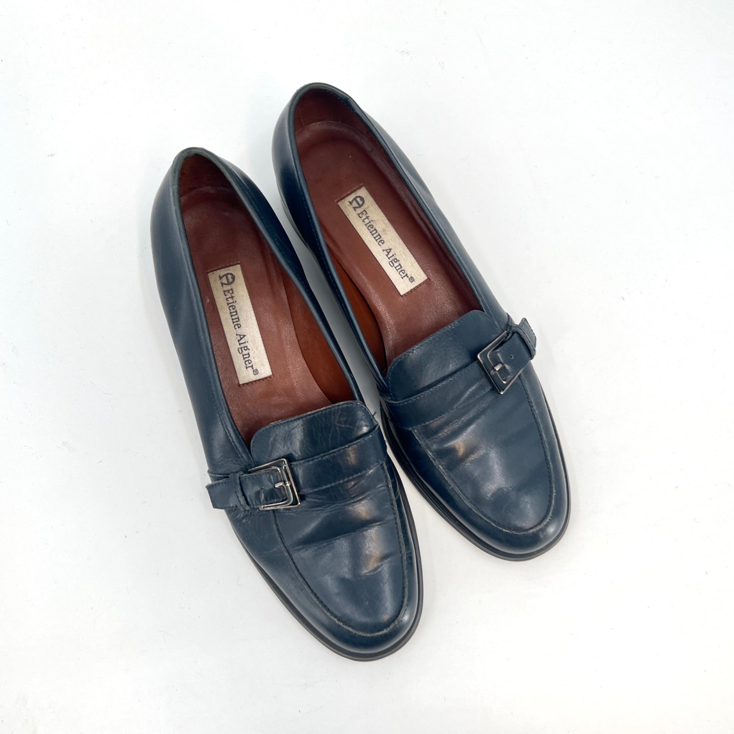 Etienne Aigner Carver Leather Shoes Loafer 7.5
