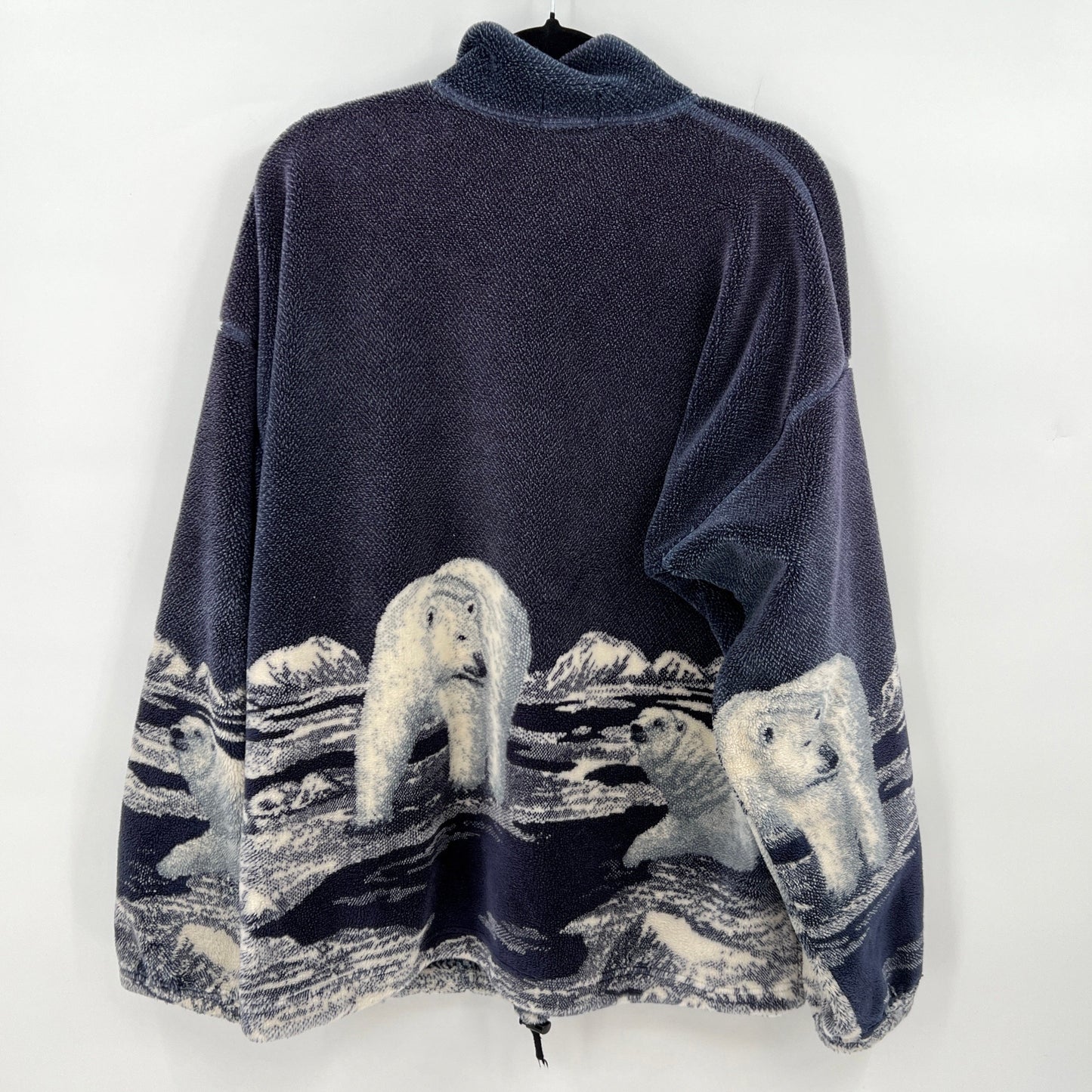 SOLD. Ezze Wear Polar Bears Full Zip Fleece L