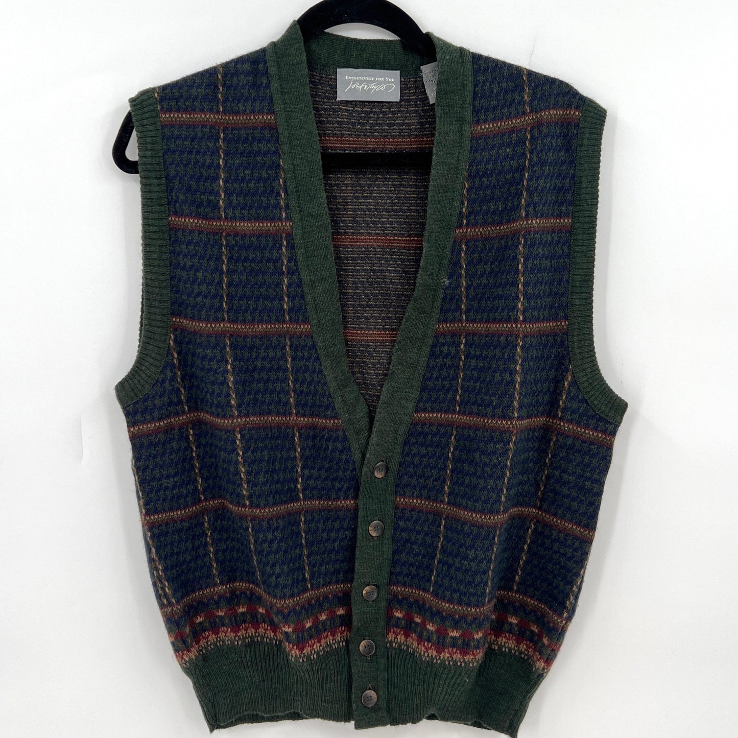 SOLD - Lord & Taylor Wool Blend Vest M