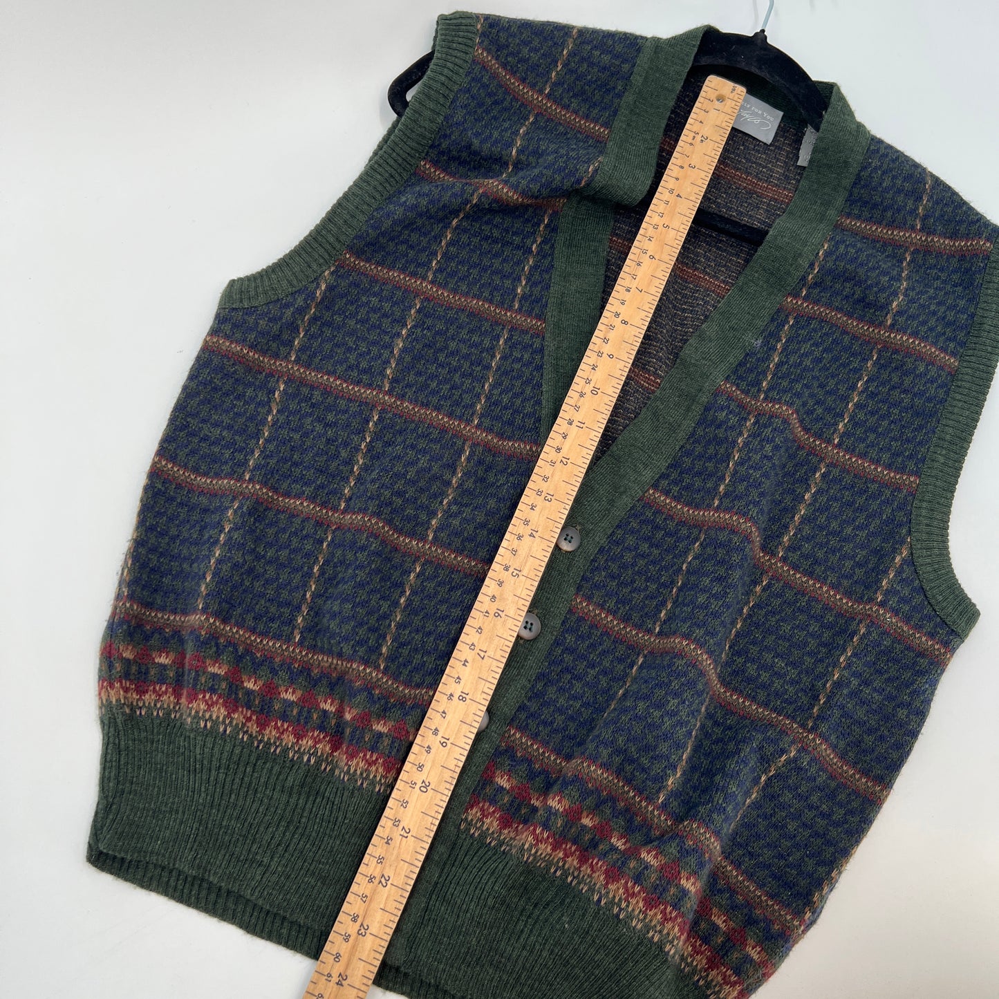 SOLD - Lord & Taylor Wool Blend Vest M