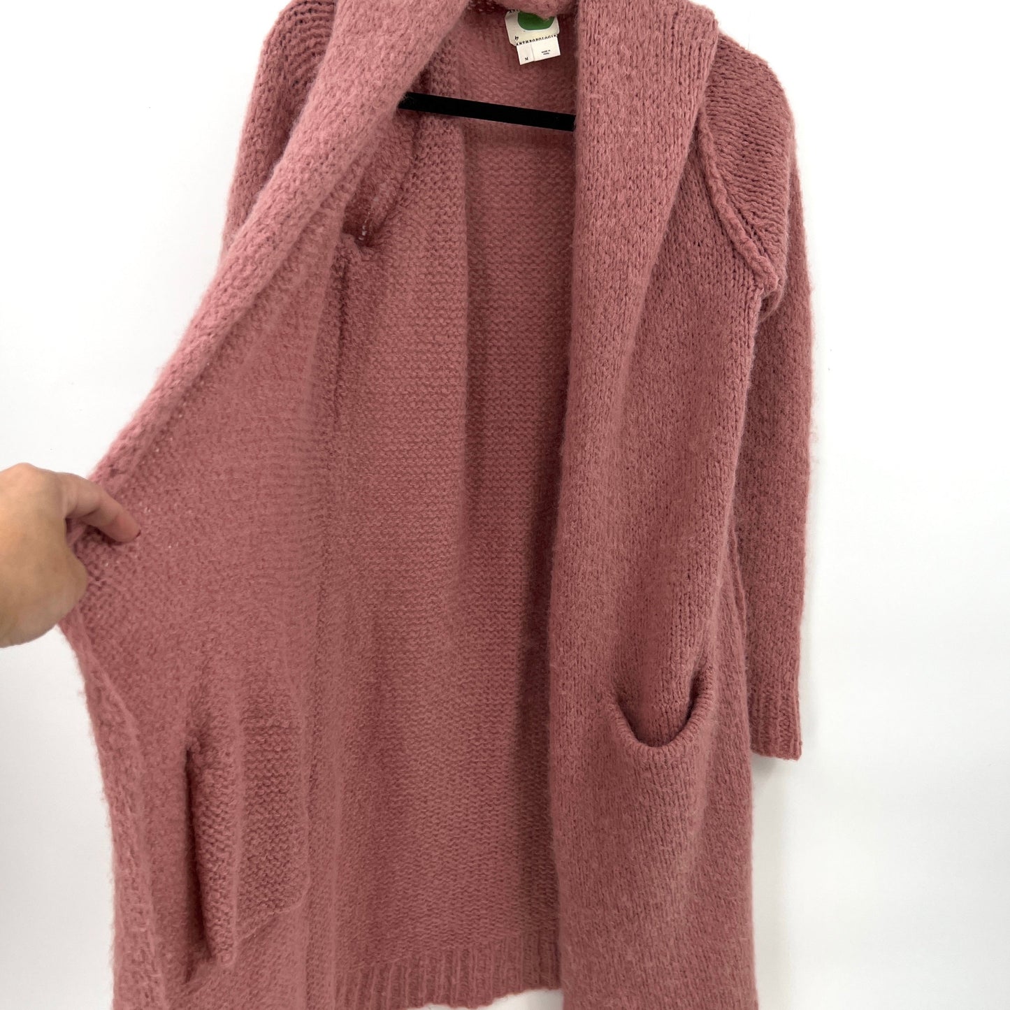 Anthropologie Alpaca Open Duster M