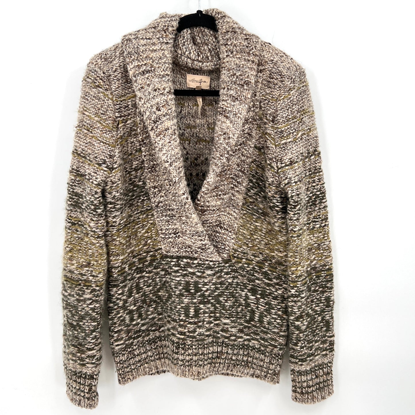 Wilfred Free Wool Blend V-neck Pullover M