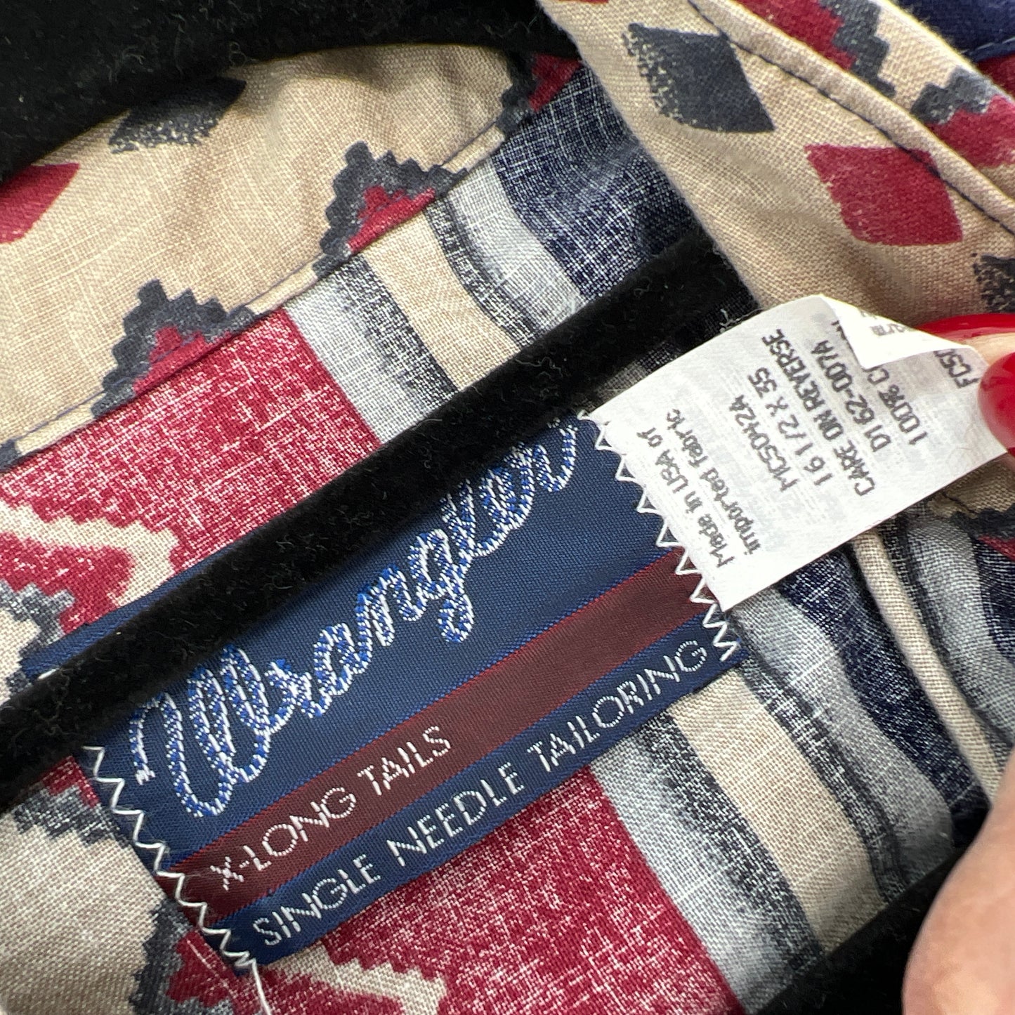 SOLD. Vintage Wrangler Western Shirt XLT