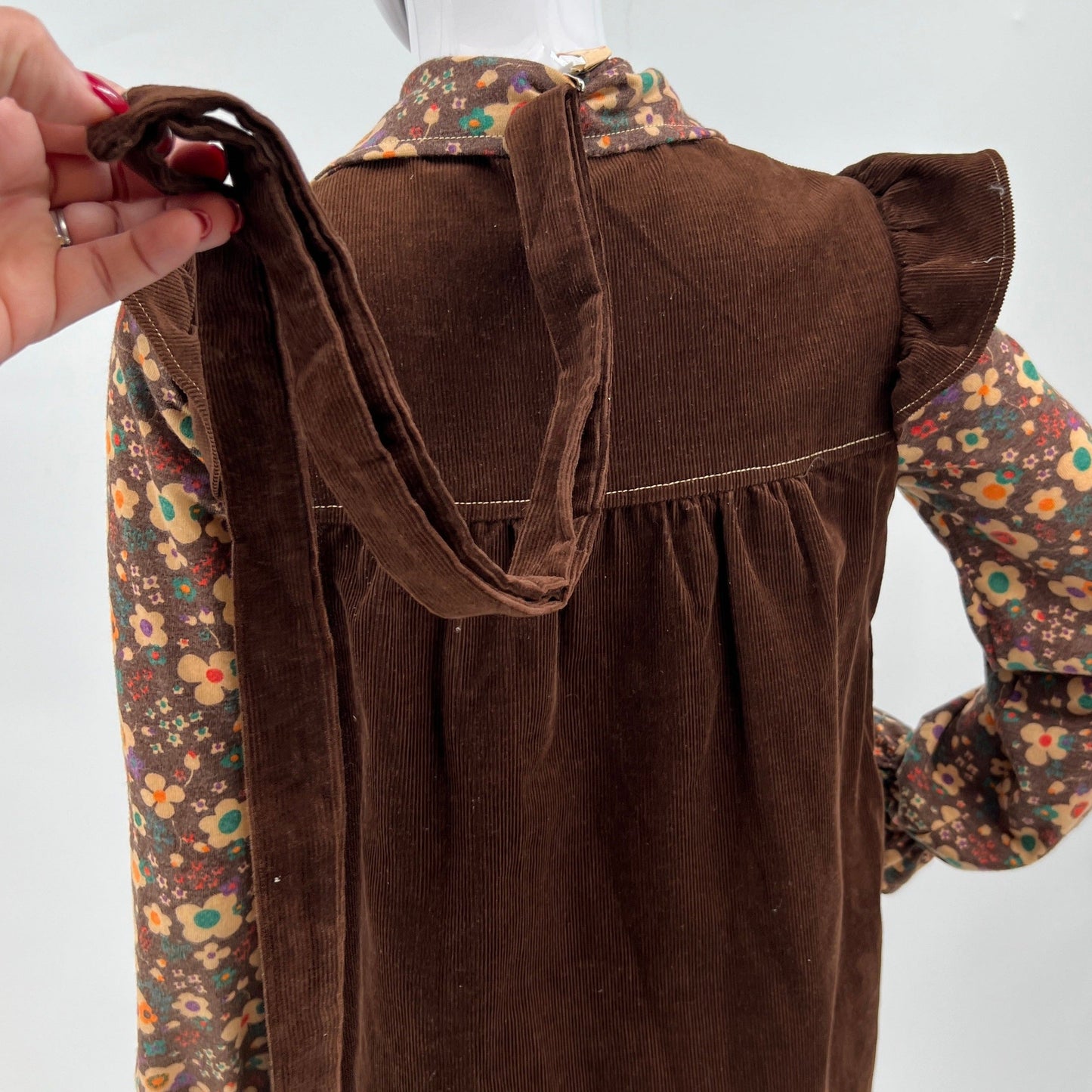 Vintage Pantel Belted Corduroy Tunic XS/S