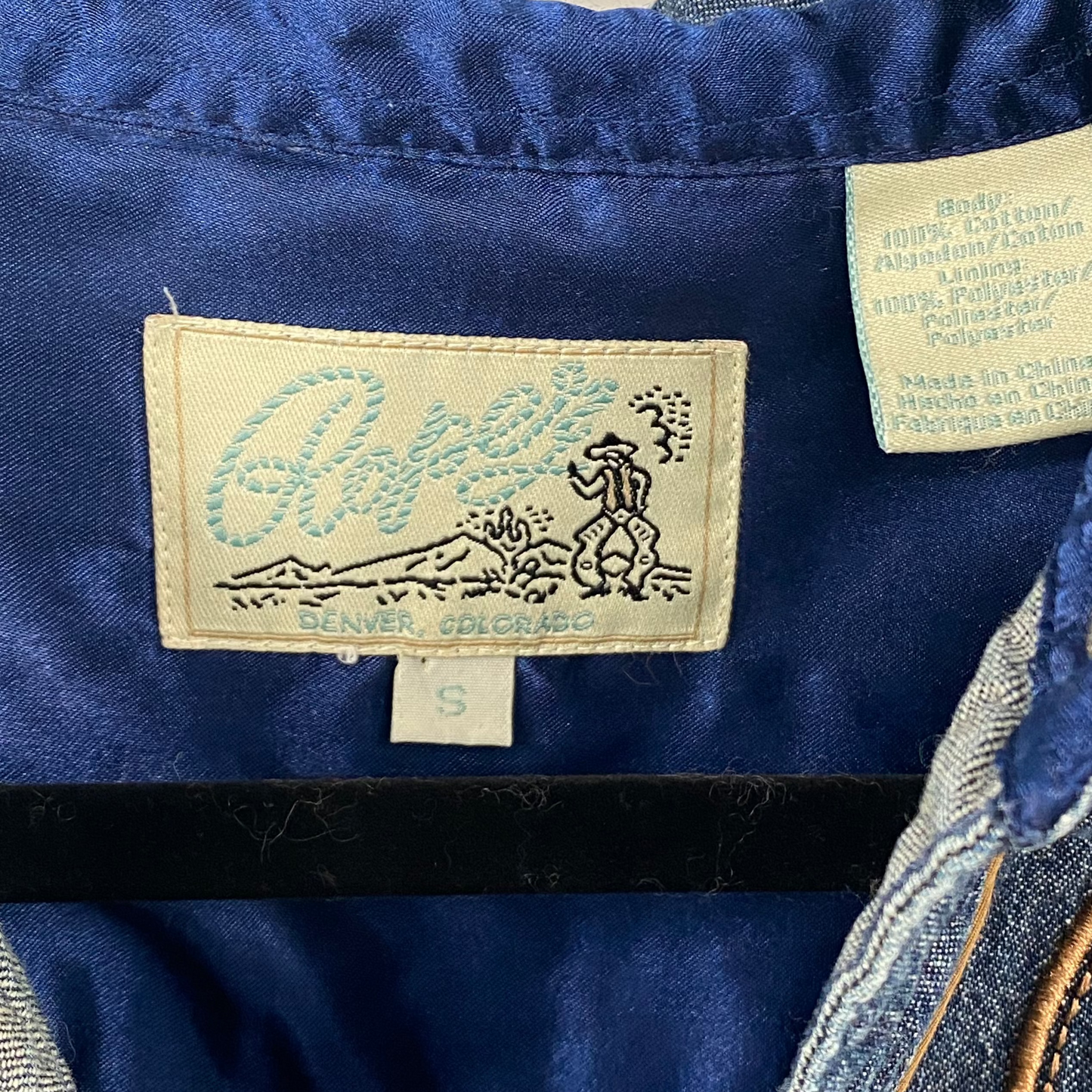 Ropers Embroidered Denim Button up