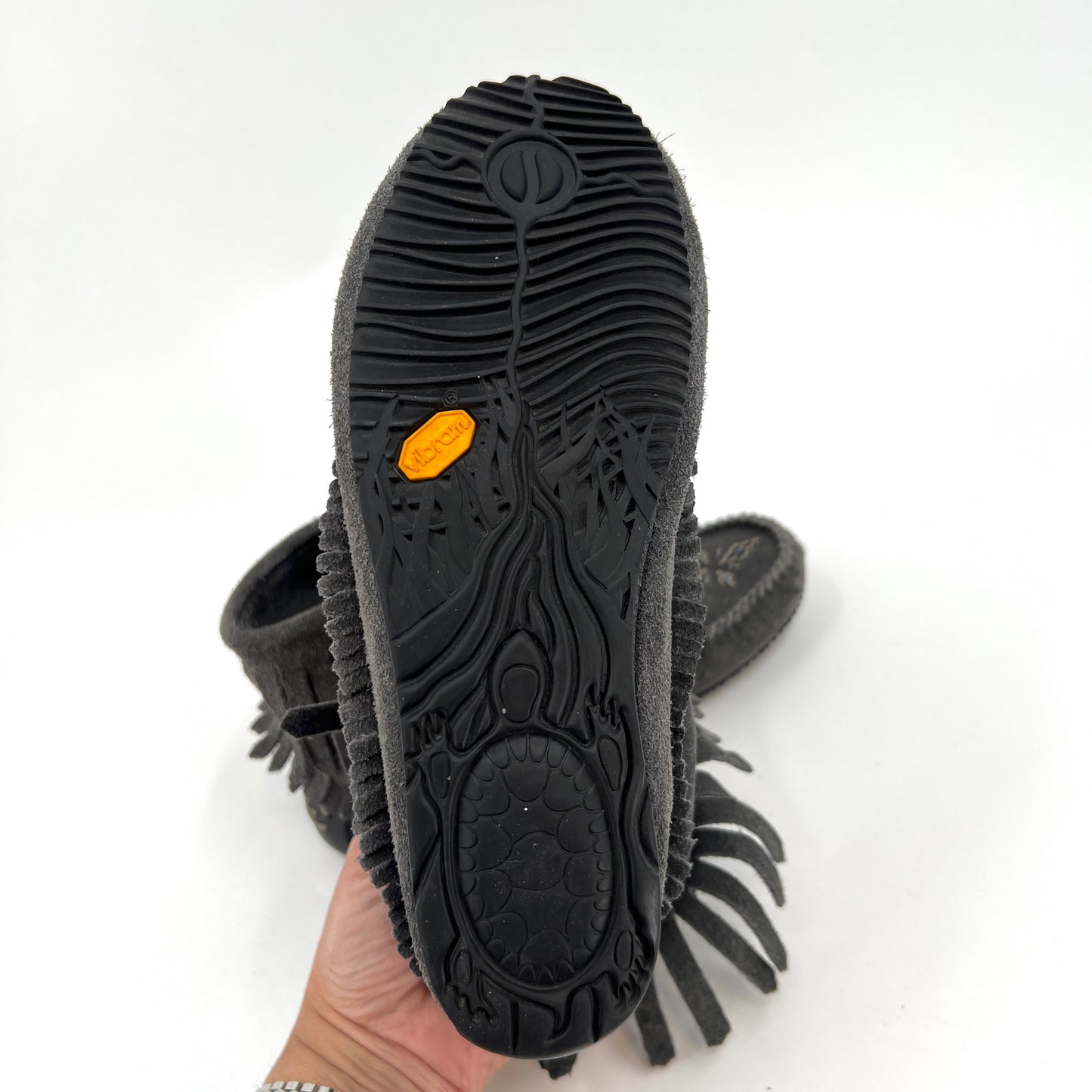 Manitobah Suede Beaded Fringe Booties 8