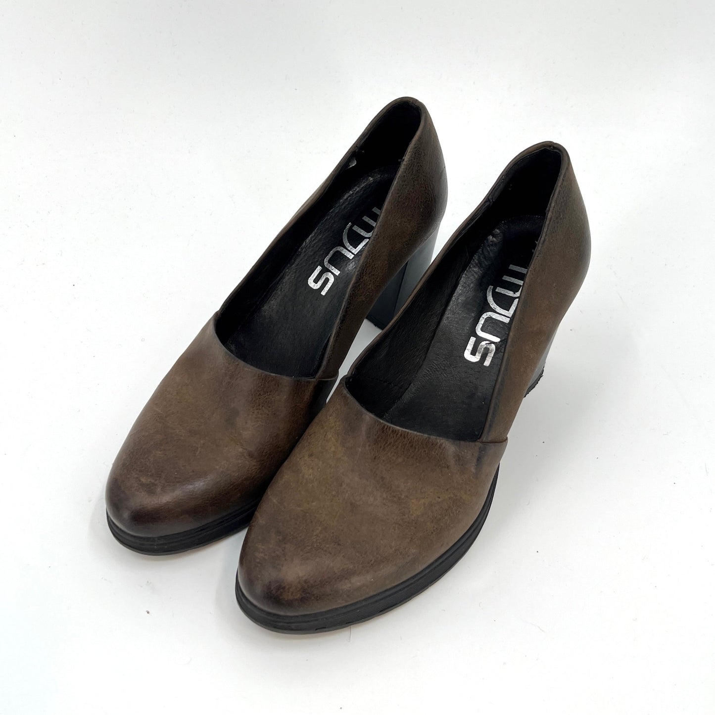 Mjus Platform Leather Heels 39EU