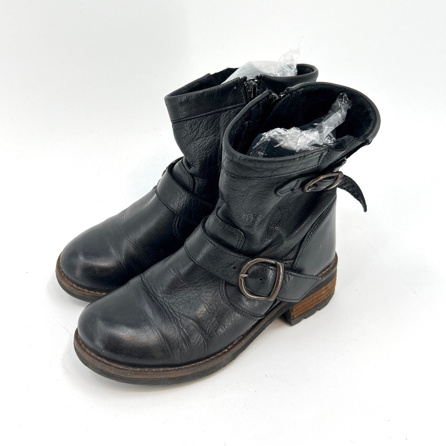 Aldo Leather Moto Boots 36EU